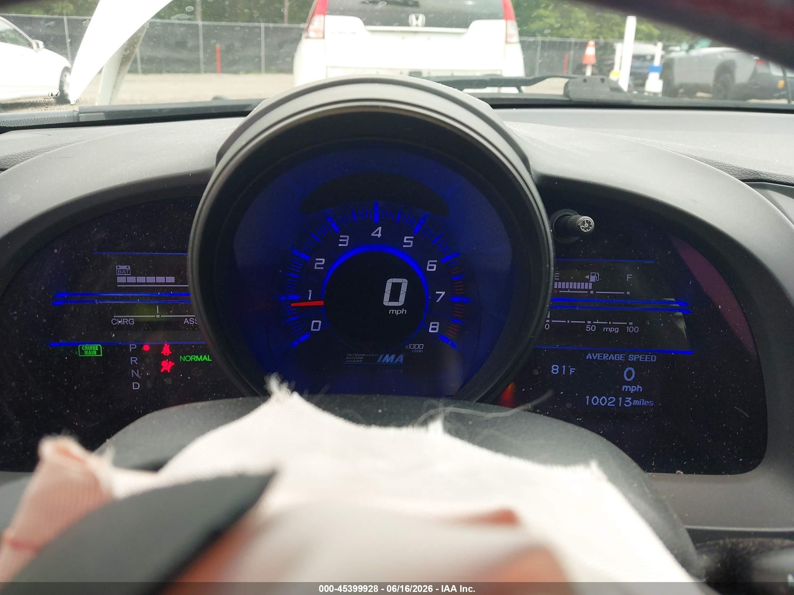 2014 Honda Cr-z Ex White vin: JHMZF1D61ES001324