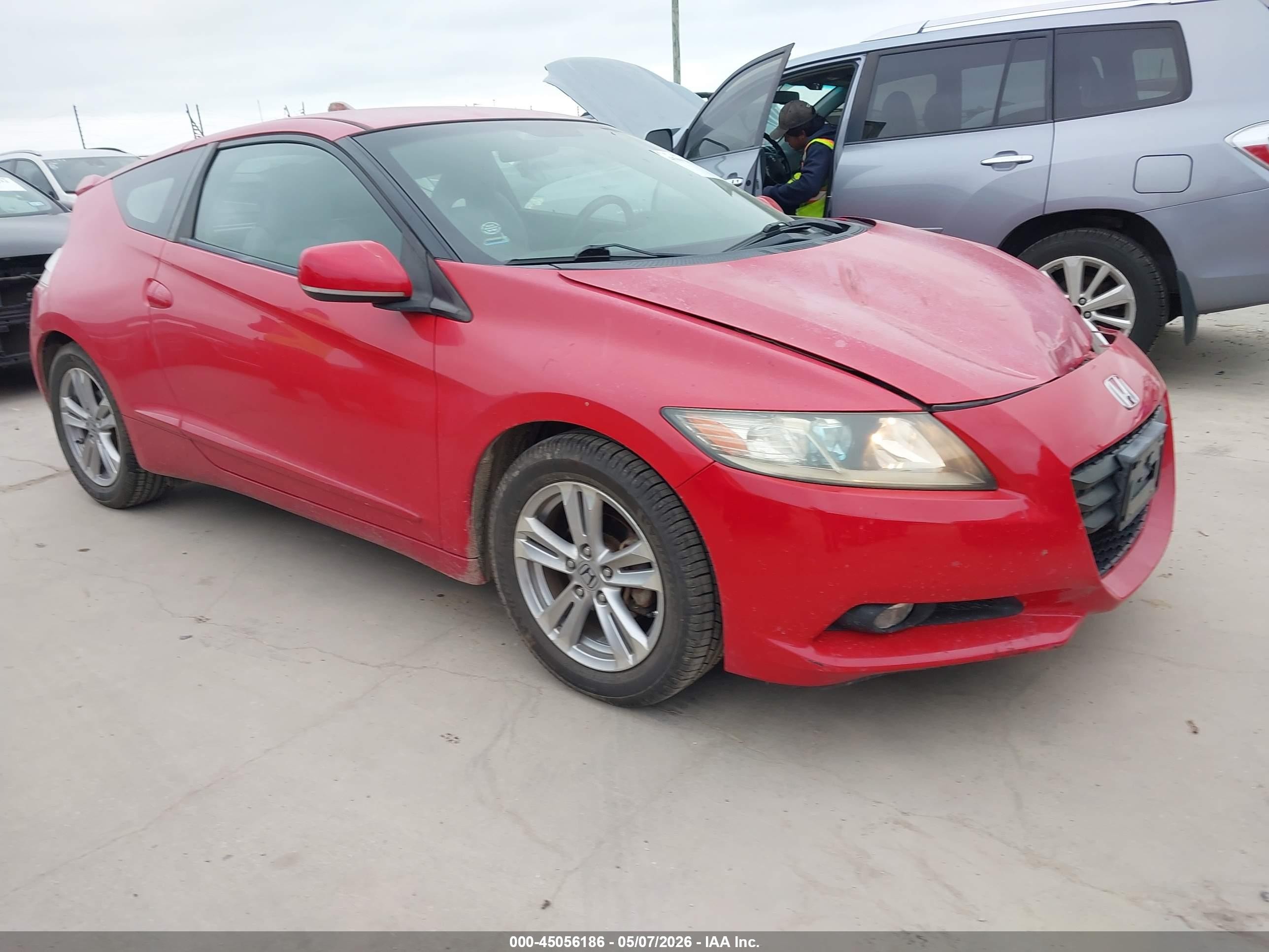 2011 Honda Cr-z Ex Red vin: JHMZF1D62BS006320