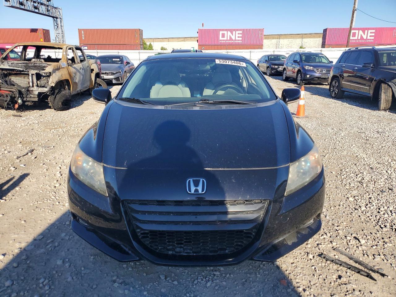 2011 Honda Cr-z Ex Black vin: JHMZF1D62BS007046