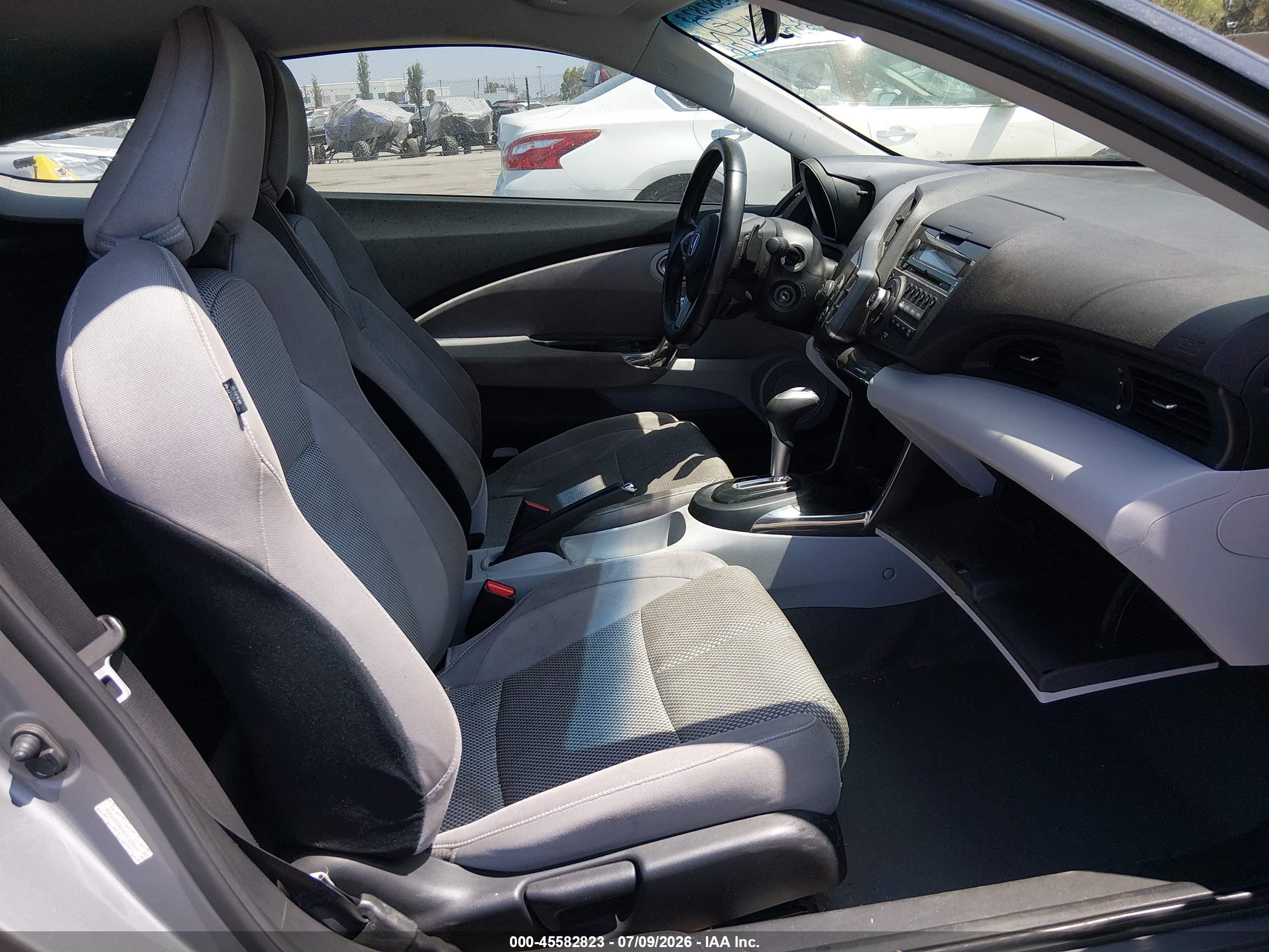 2011 Honda Cr-z Ex Gray vin: JHMZF1D62BS007354