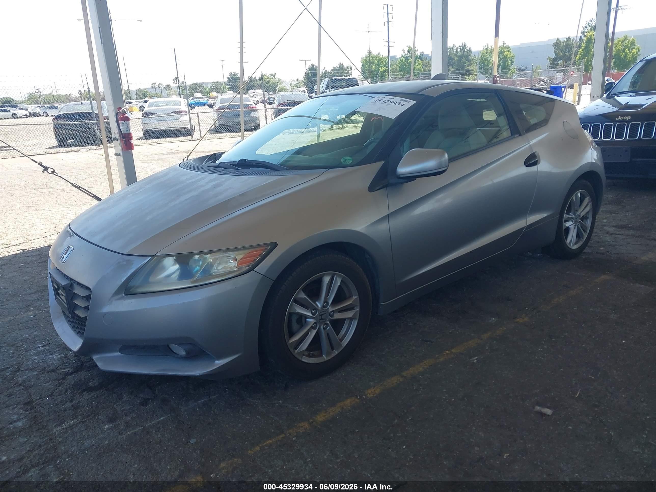 2011 Honda Cr-z Ex Silver vin: JHMZF1D62BS015339