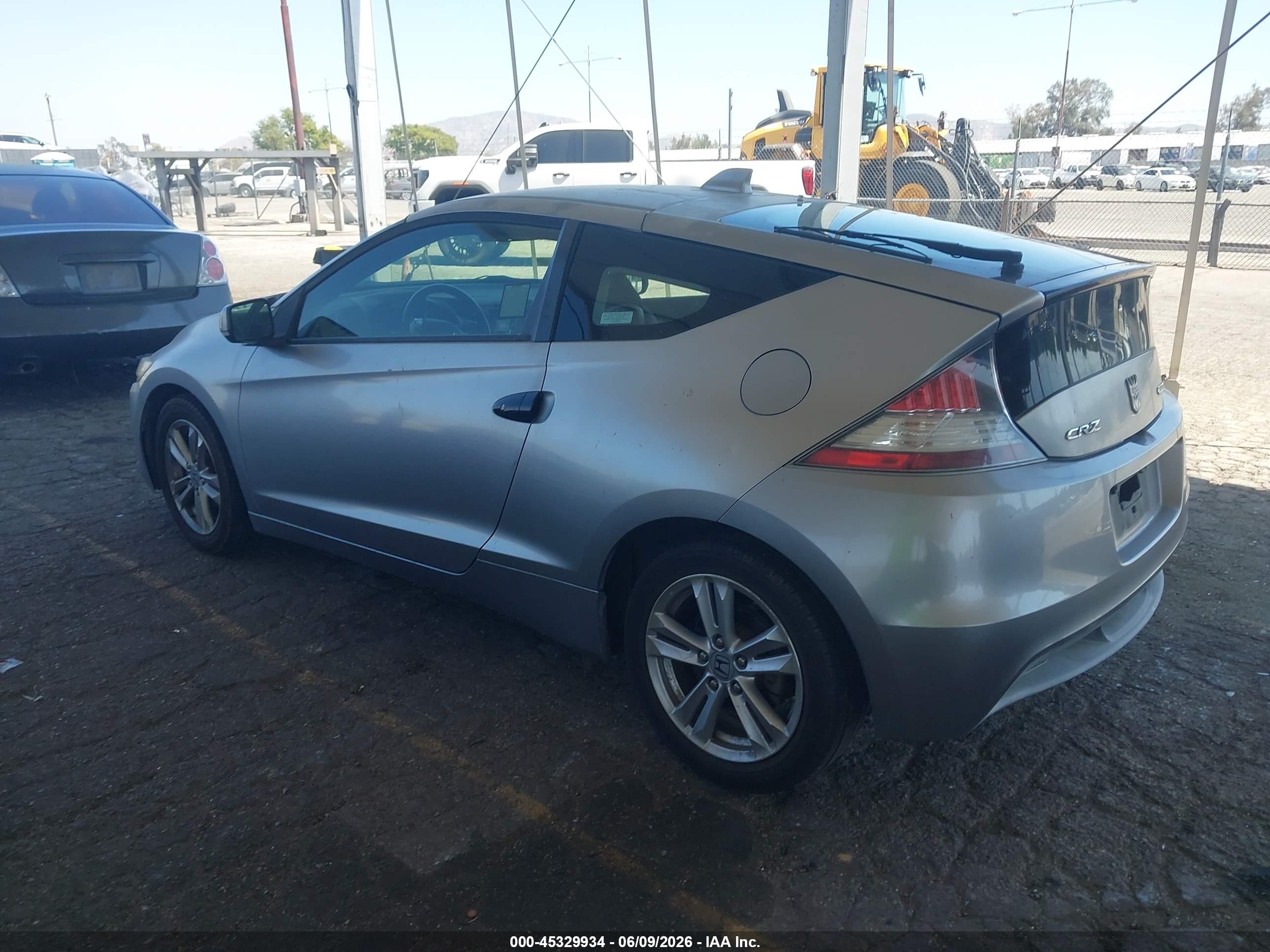 2011 Honda Cr-z Ex Silver vin: JHMZF1D62BS015339