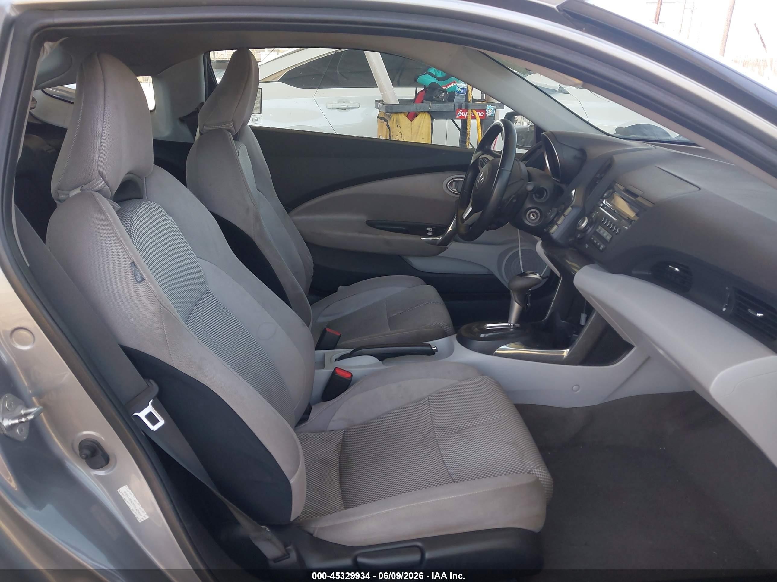 2011 Honda Cr-z Ex Silver vin: JHMZF1D62BS015339