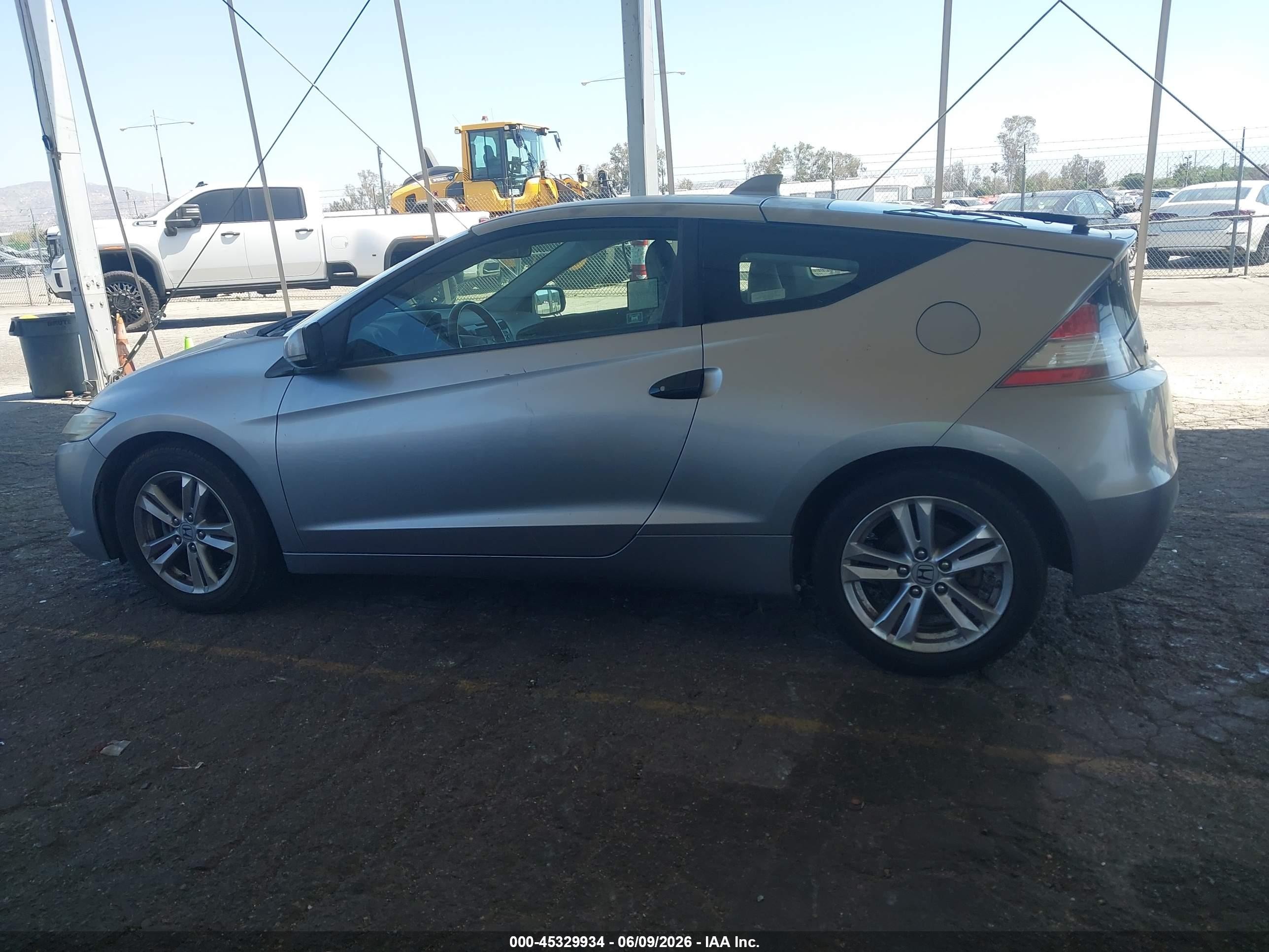 2011 Honda Cr-z Ex Silver vin: JHMZF1D62BS015339