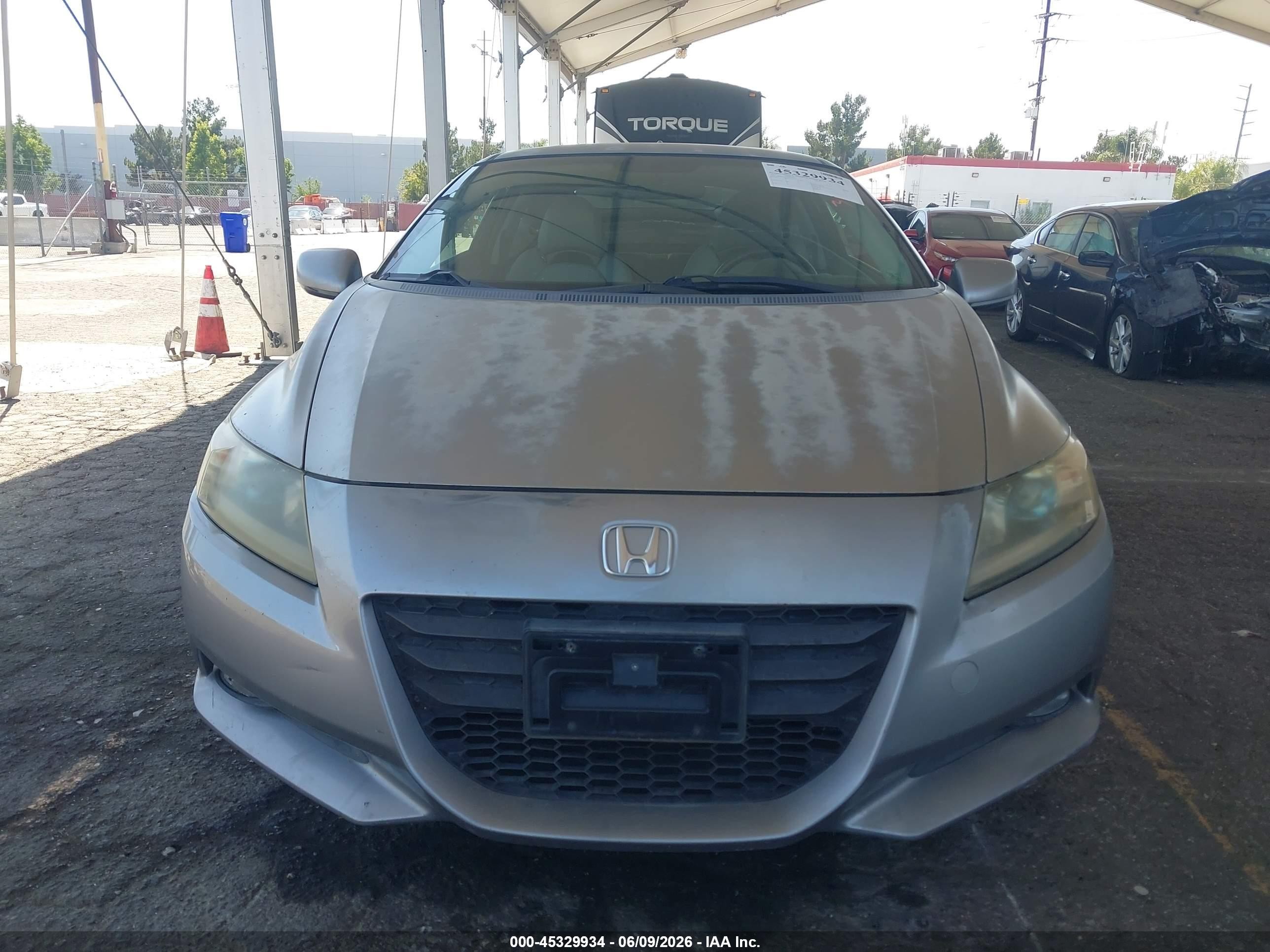 2011 Honda Cr-z Ex Silver vin: JHMZF1D62BS015339