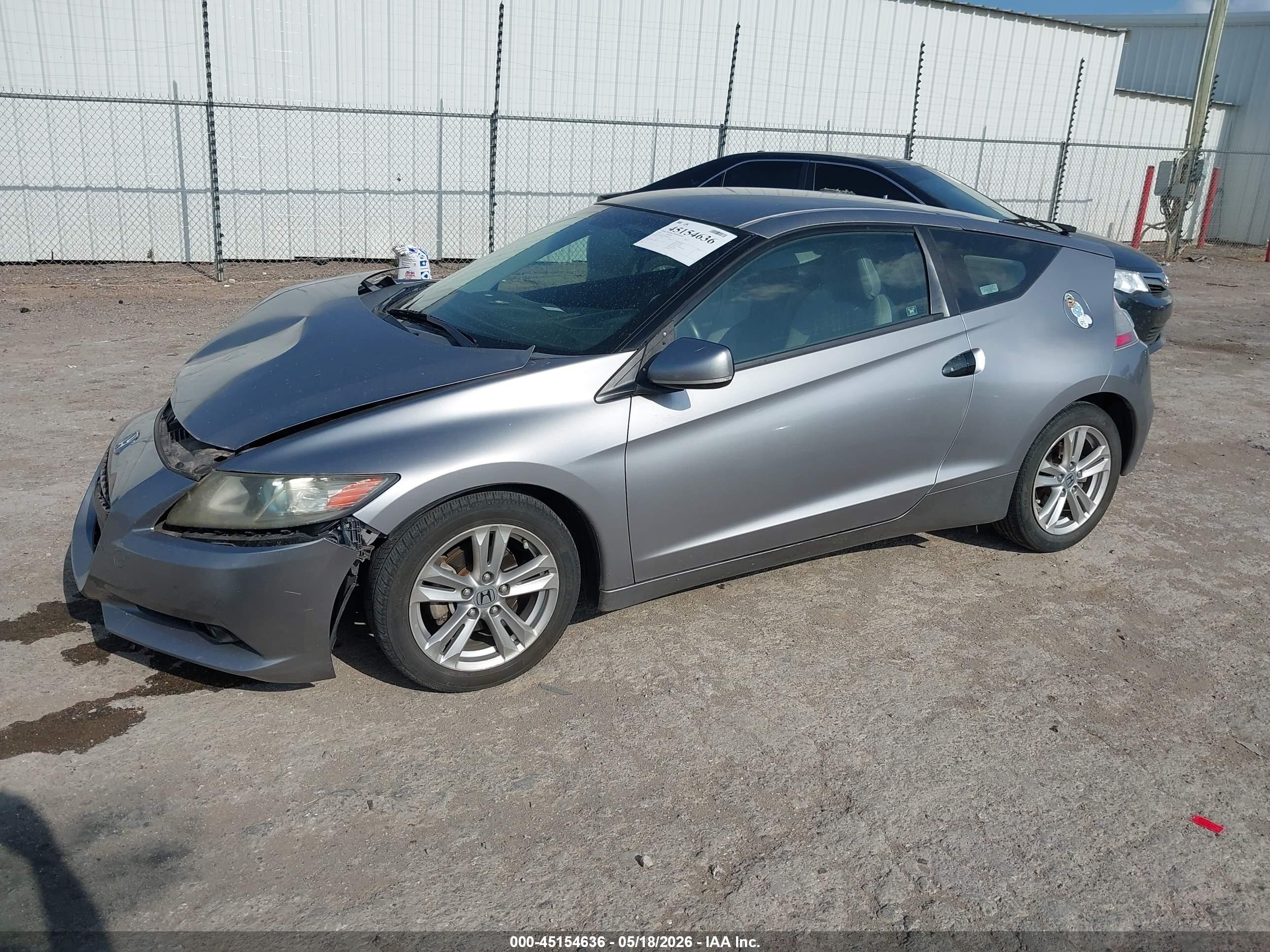 2011 Honda Cr-z Ex Silver vin: JHMZF1D63BS001613