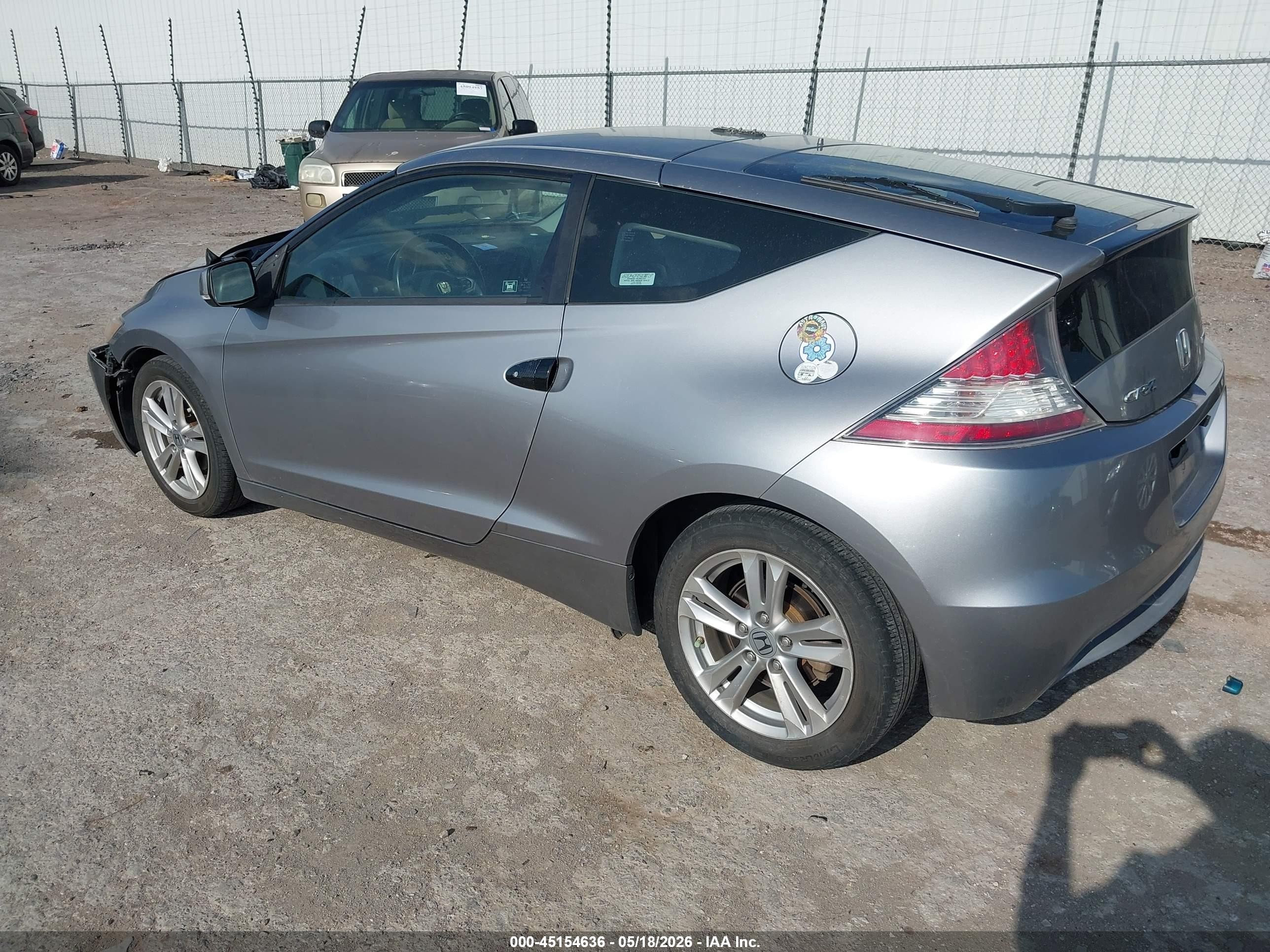 2011 Honda Cr-z Ex Silver vin: JHMZF1D63BS001613