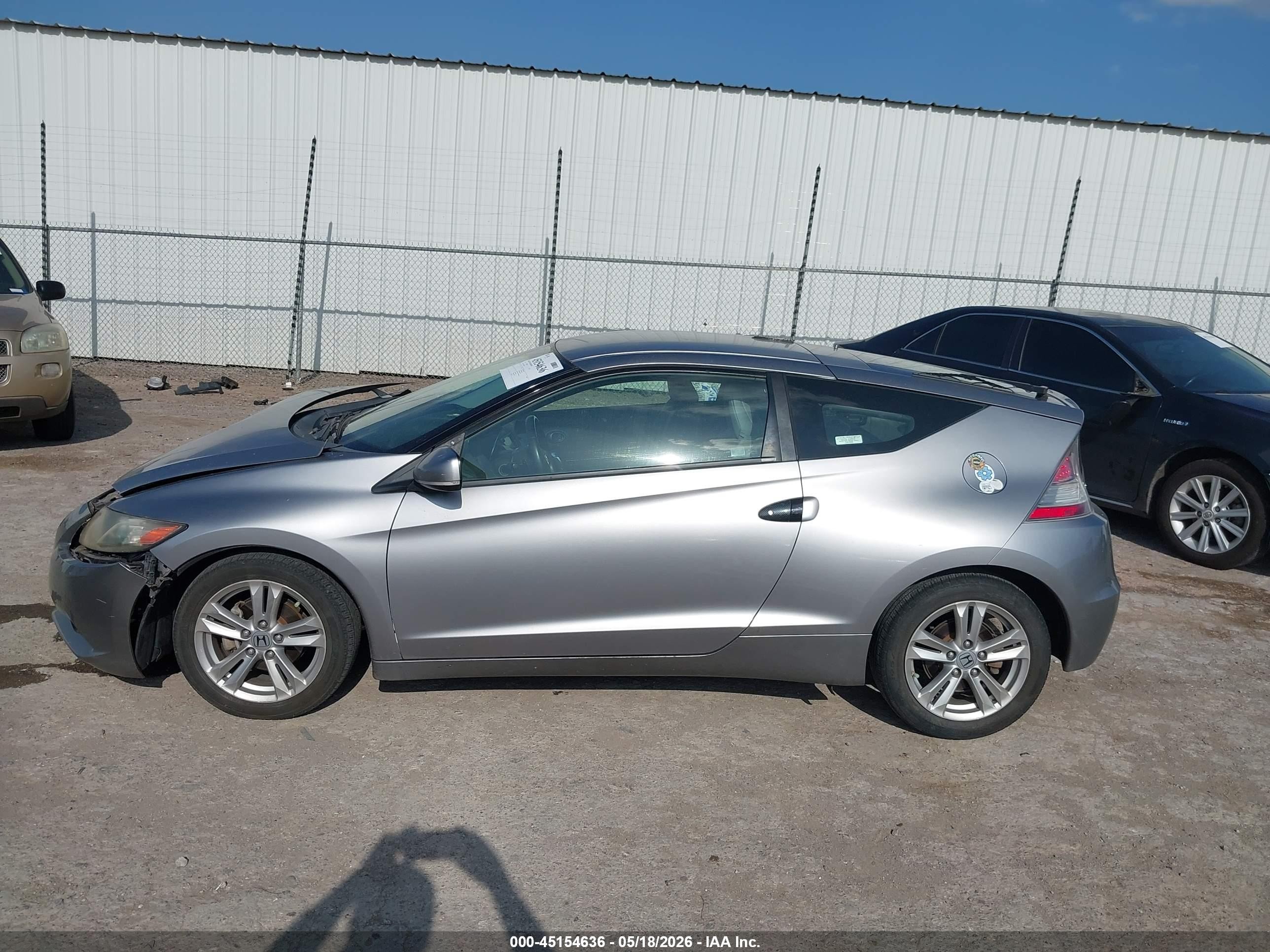 2011 Honda Cr-z Ex Silver vin: JHMZF1D63BS001613