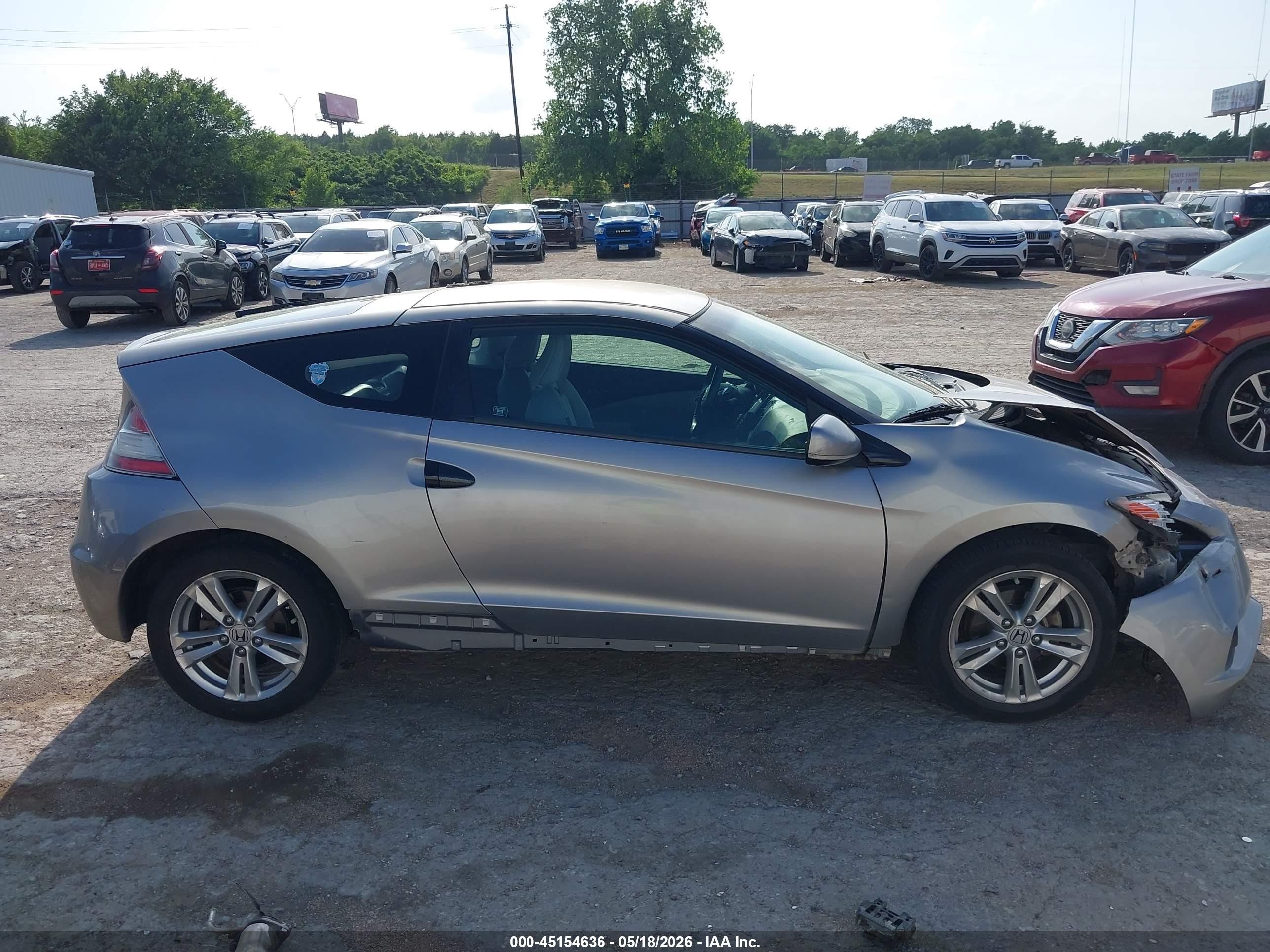 2011 Honda Cr-z Ex Silver vin: JHMZF1D63BS001613