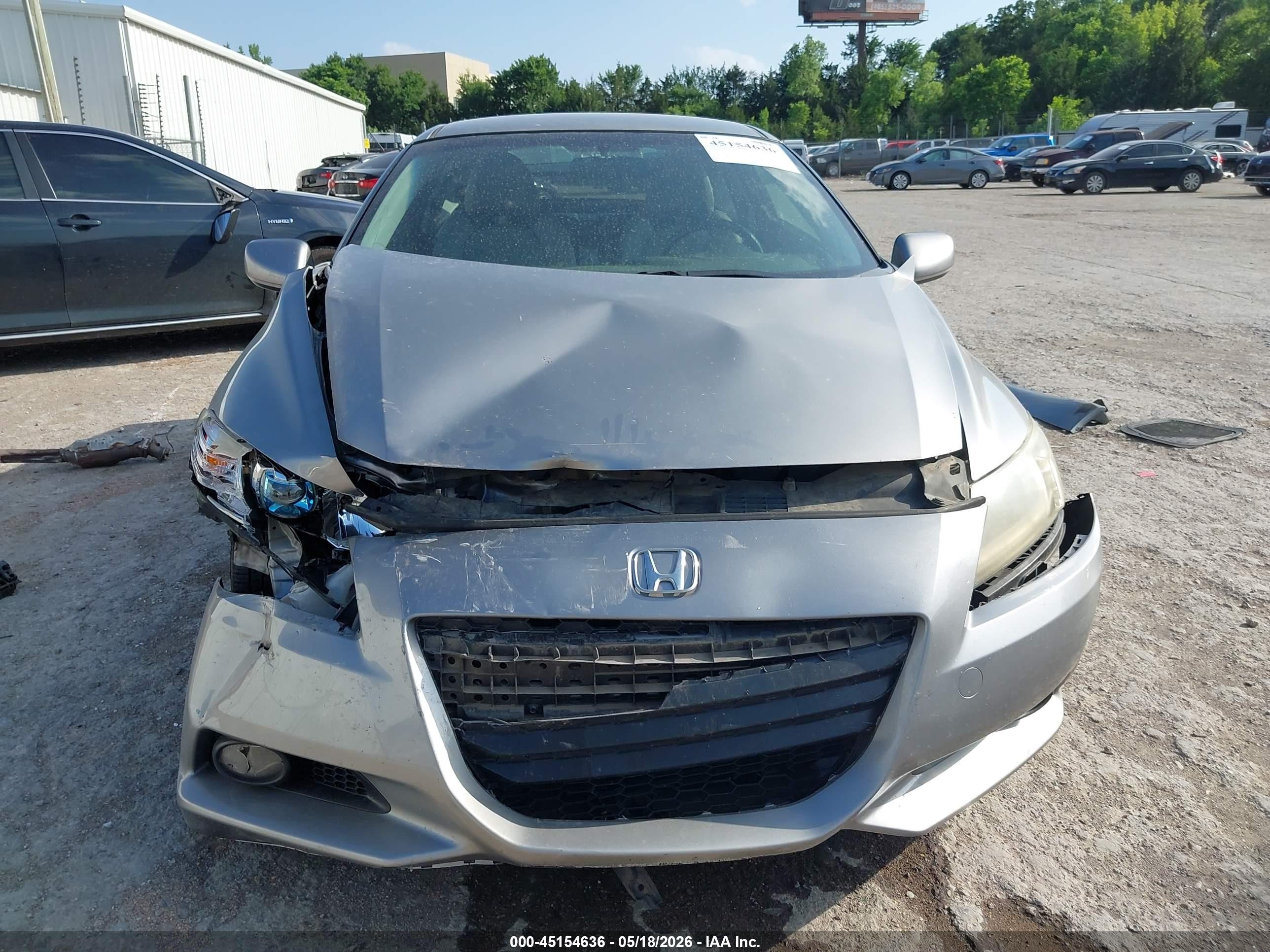 2011 Honda Cr-z Ex Silver vin: JHMZF1D63BS001613