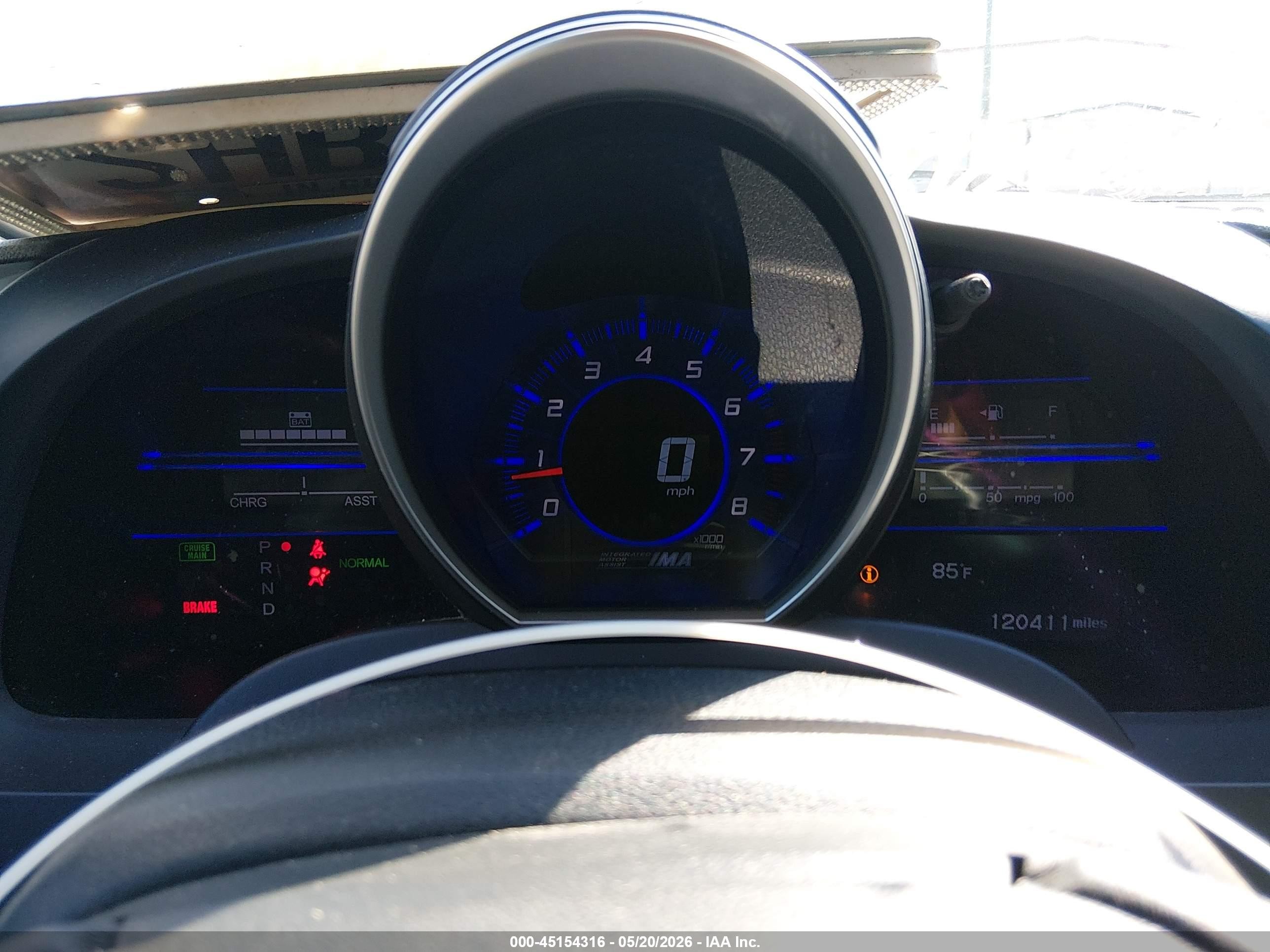 2011 Honda Cr-z Ex Black vin: JHMZF1D63BS002244