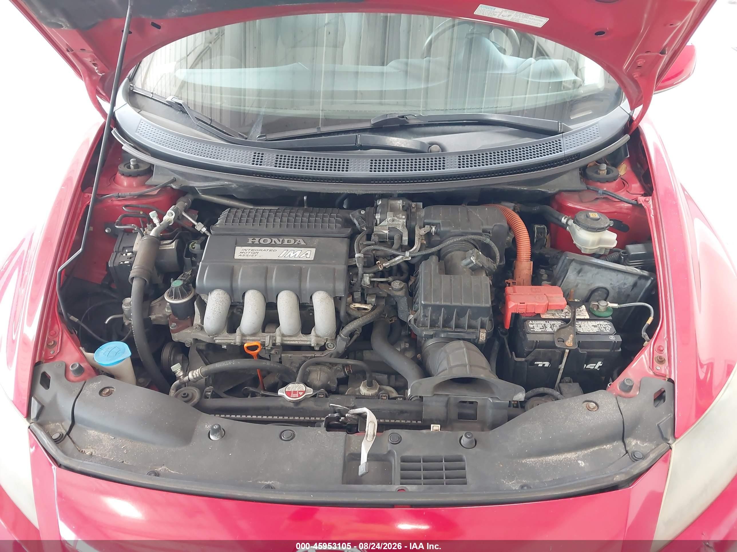 2011 Honda Cr-z Ex Red vin: JHMZF1D63BS006343
