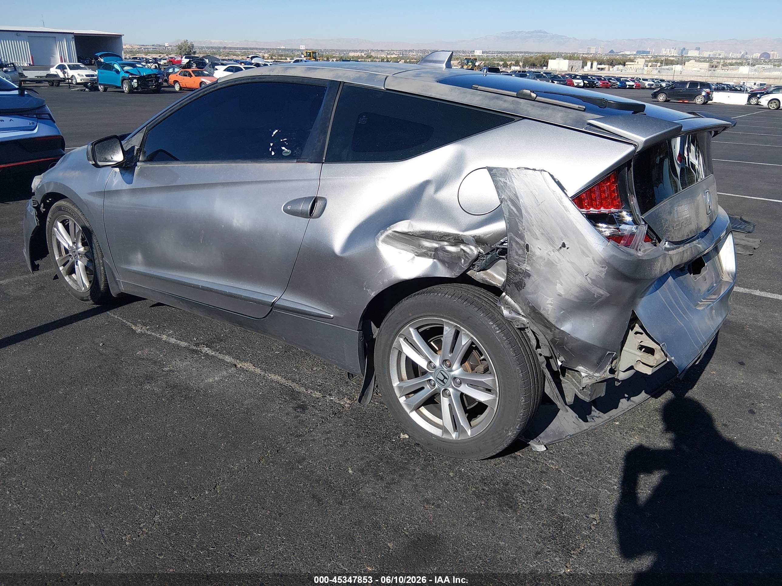 2011 Honda Cr-z Ex Silver vin: JHMZF1D63BS007329