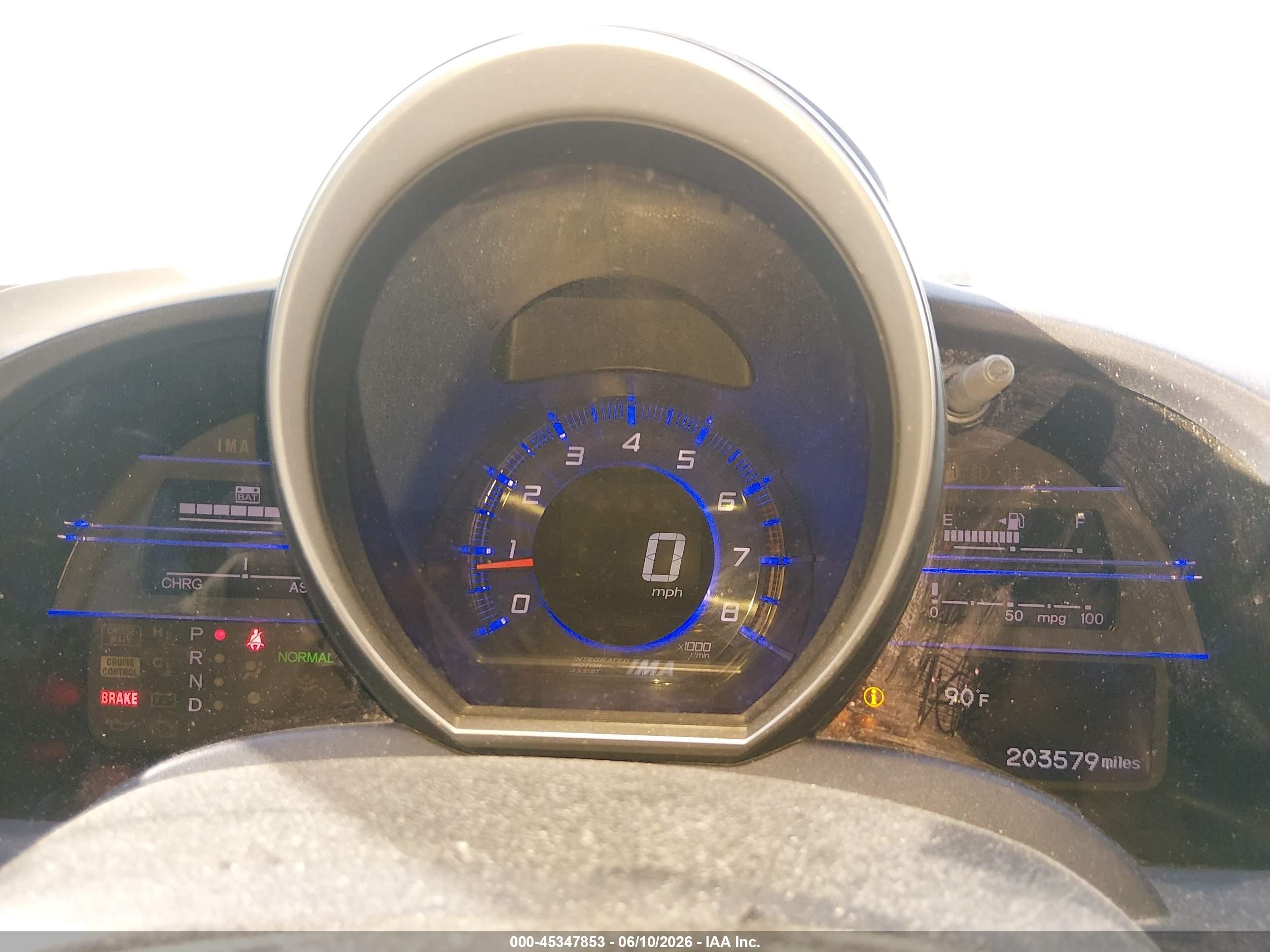 2011 Honda Cr-z Ex Silver vin: JHMZF1D63BS007329