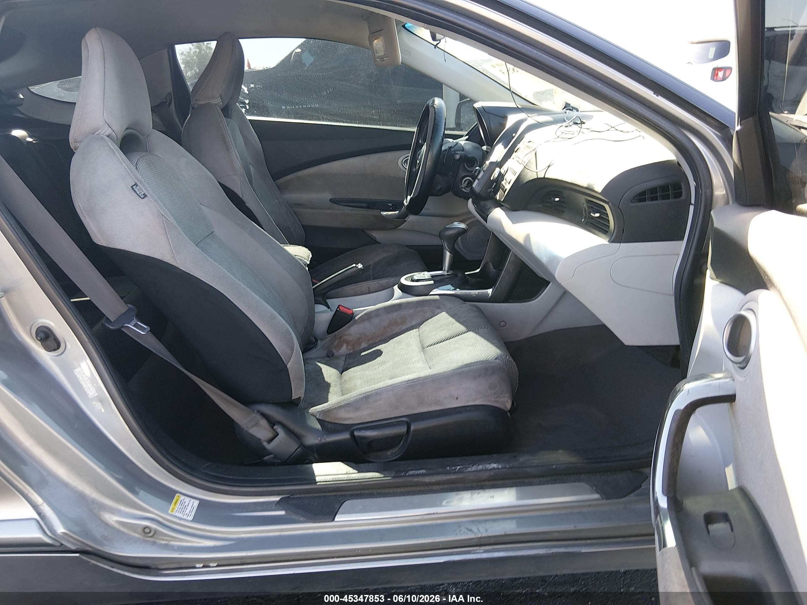 2011 Honda Cr-z Ex Silver vin: JHMZF1D63BS007329