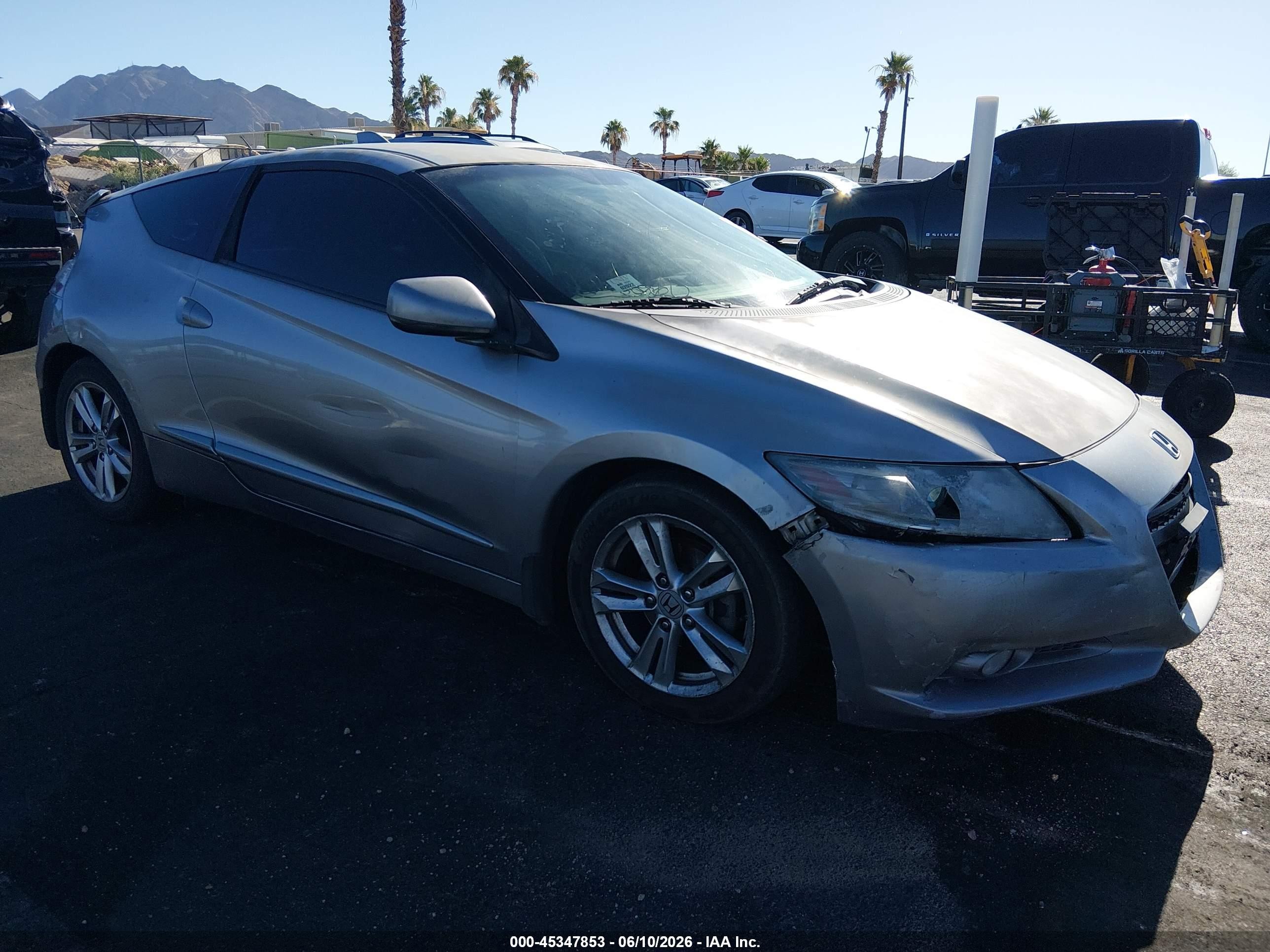 2011 Honda Cr-z Ex Silver vin: JHMZF1D63BS007329