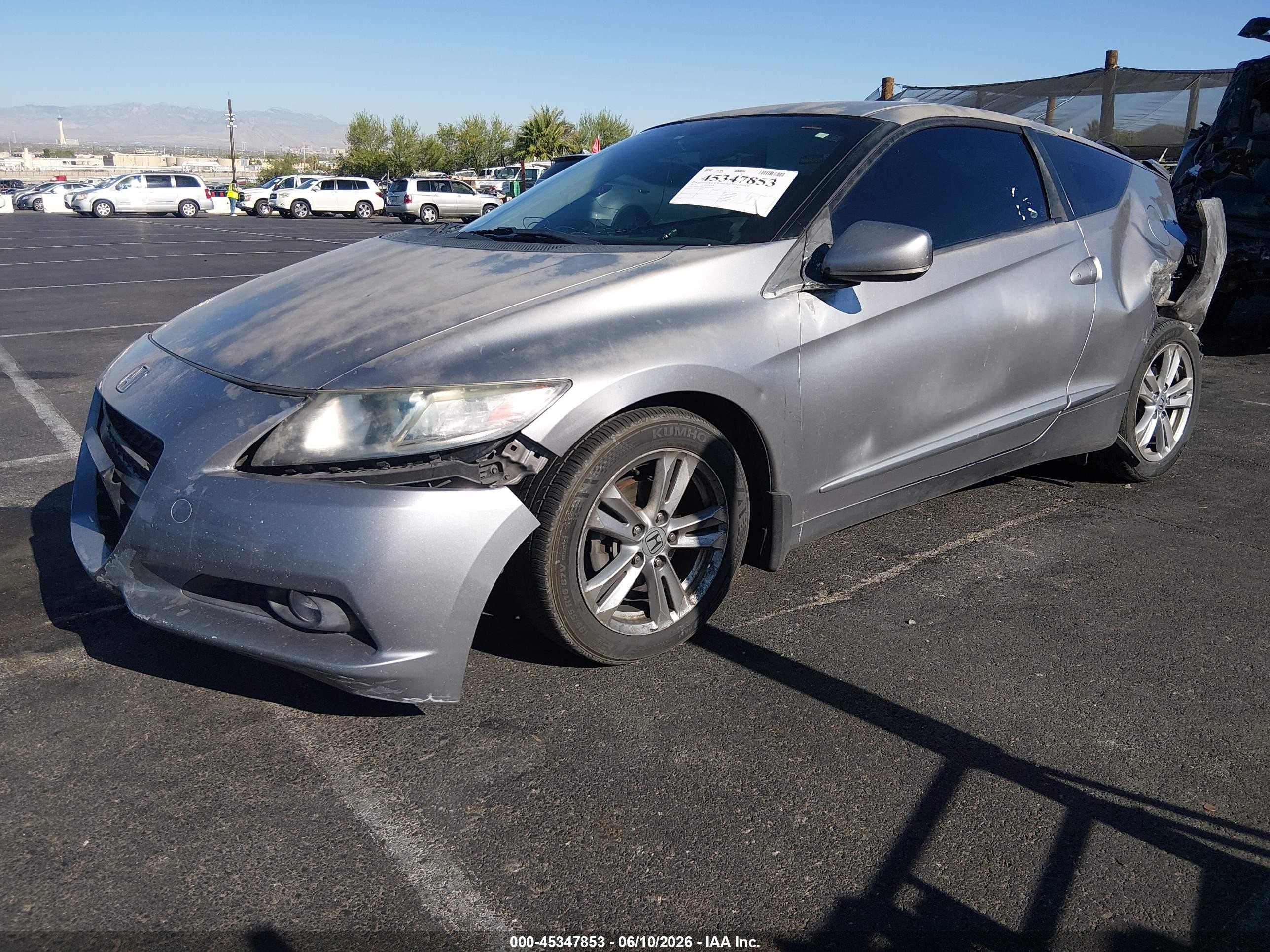 2011 Honda Cr-z Ex Silver vin: JHMZF1D63BS007329