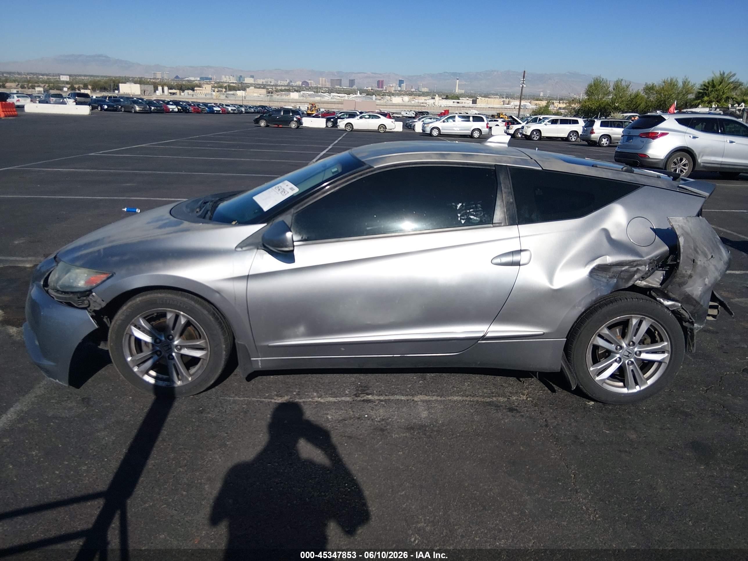 2011 Honda Cr-z Ex Silver vin: JHMZF1D63BS007329