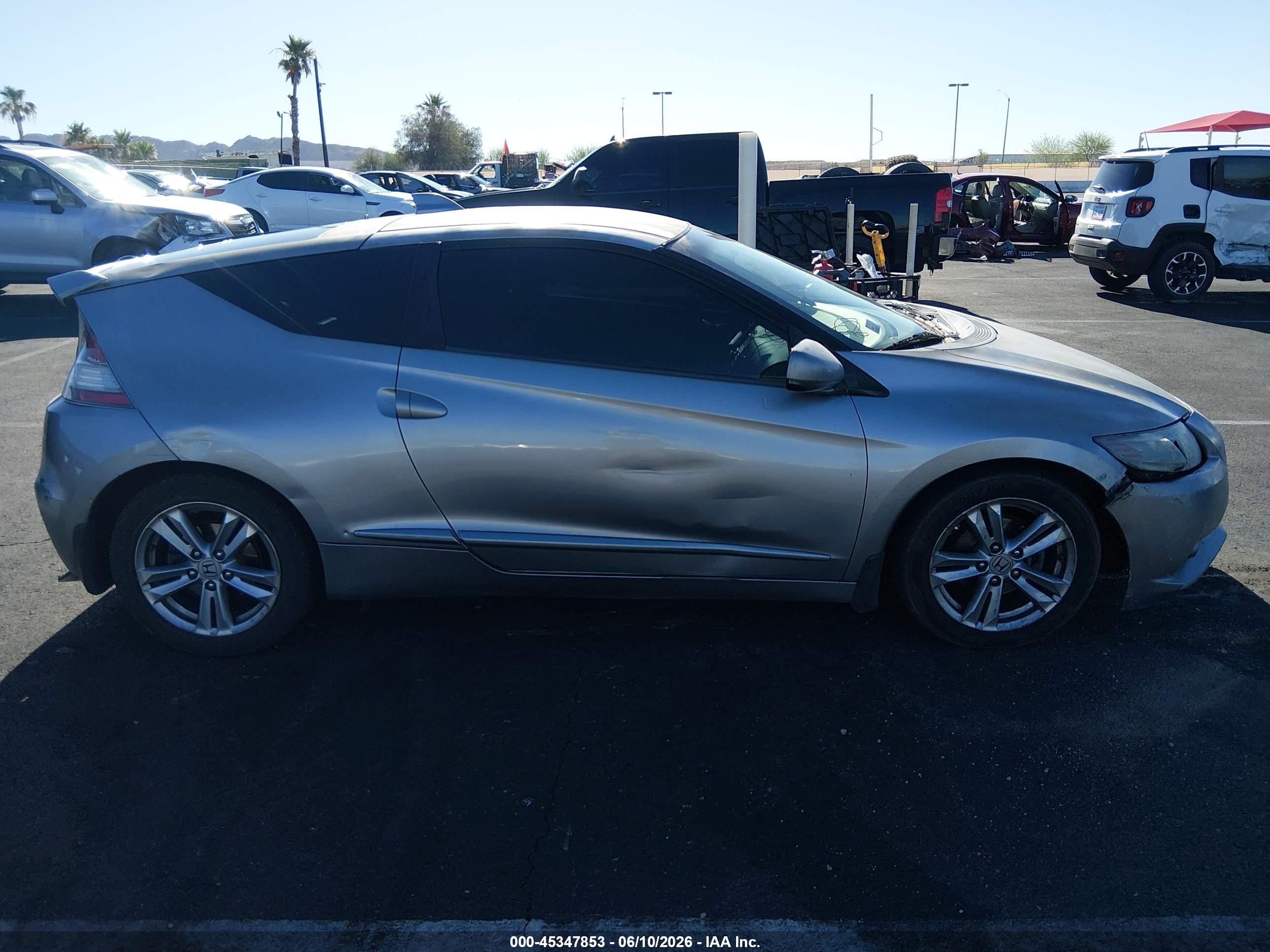 2011 Honda Cr-z Ex Silver vin: JHMZF1D63BS007329