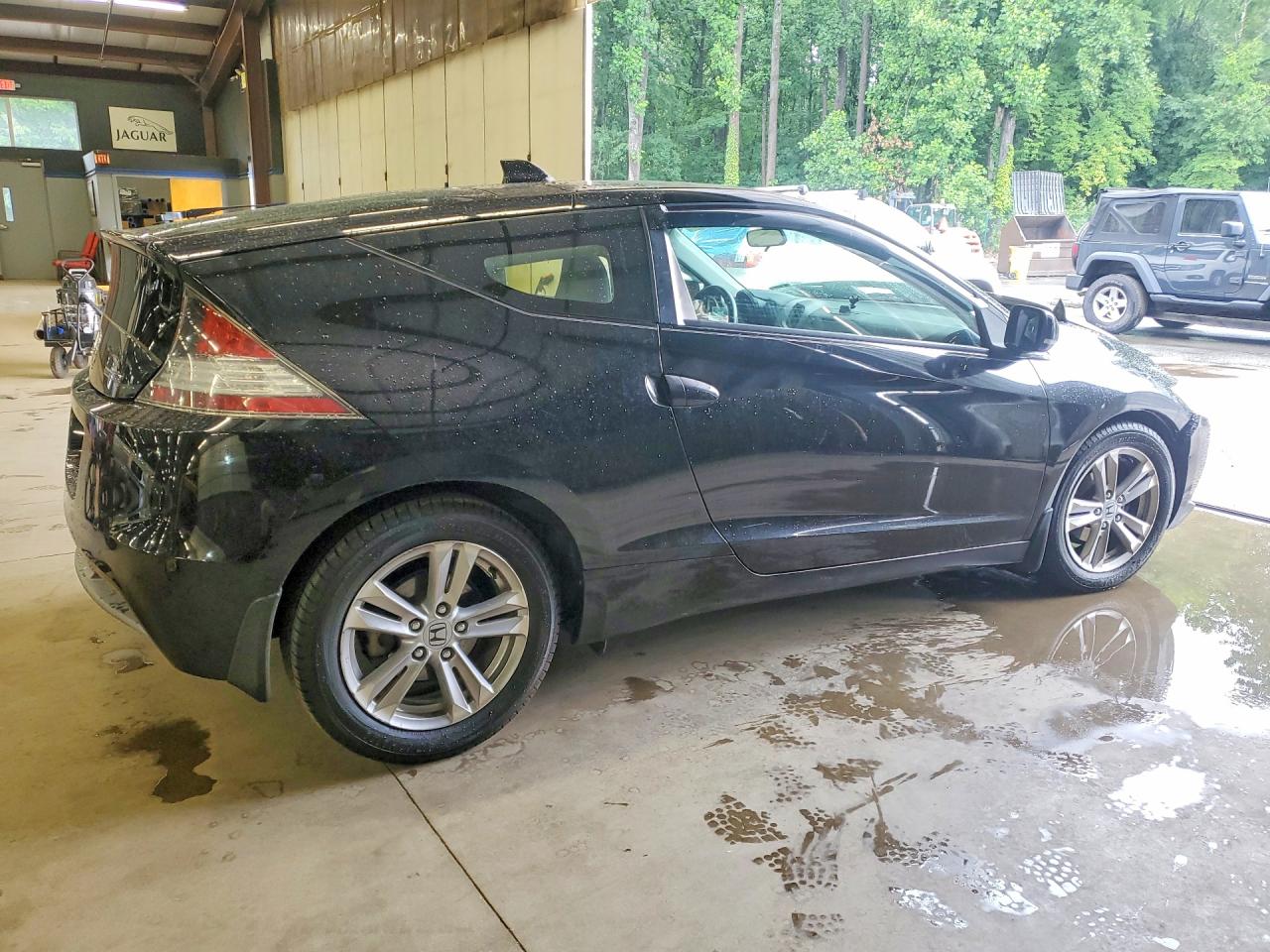 2011 Honda Cr-z Ex Black vin: JHMZF1D63BS014460