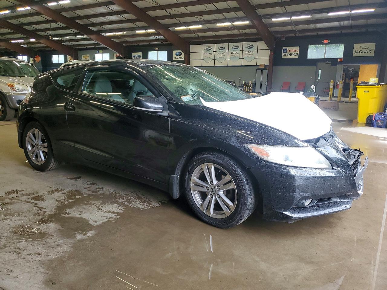2011 Honda Cr-z Ex Black vin: JHMZF1D63BS014460