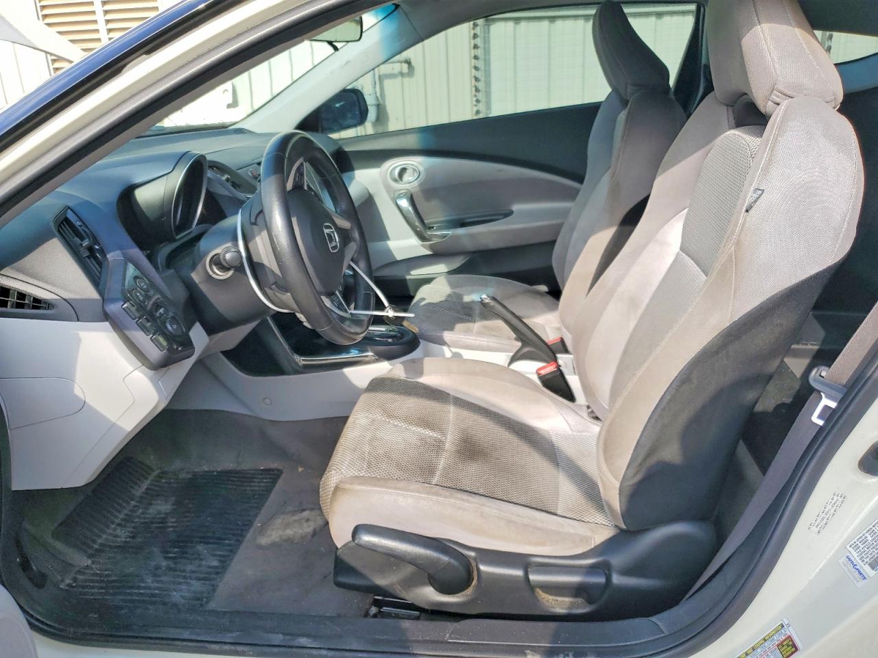 2012 Honda Cr-z Ex White vin: JHMZF1D63CS001046