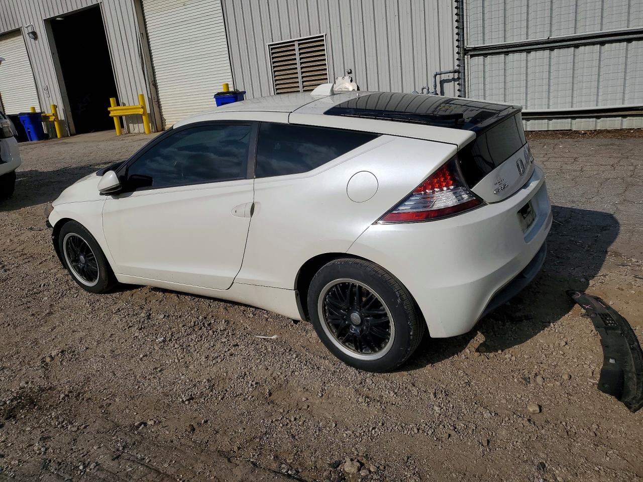 2012 Honda Cr-z Ex White vin: JHMZF1D63CS001046