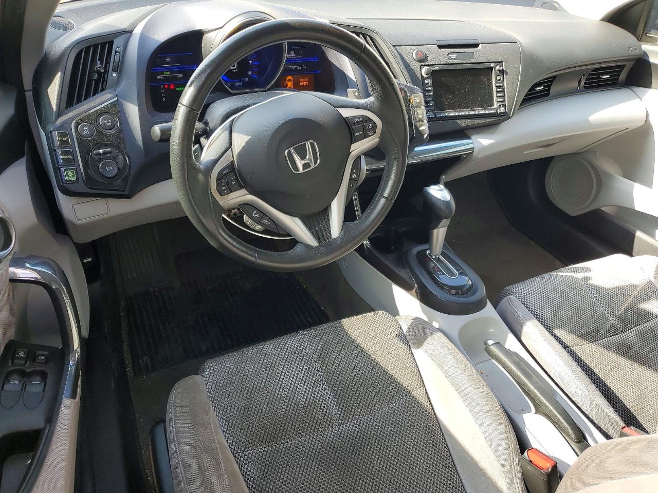 2012 Honda Cr-z Ex White vin: JHMZF1D63CS001046