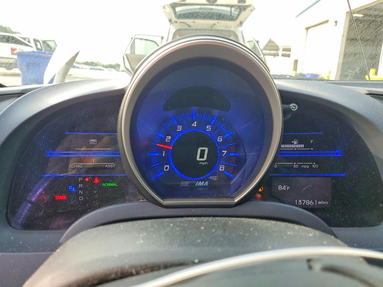 2012 Honda Cr-z Ex White vin: JHMZF1D63CS001046