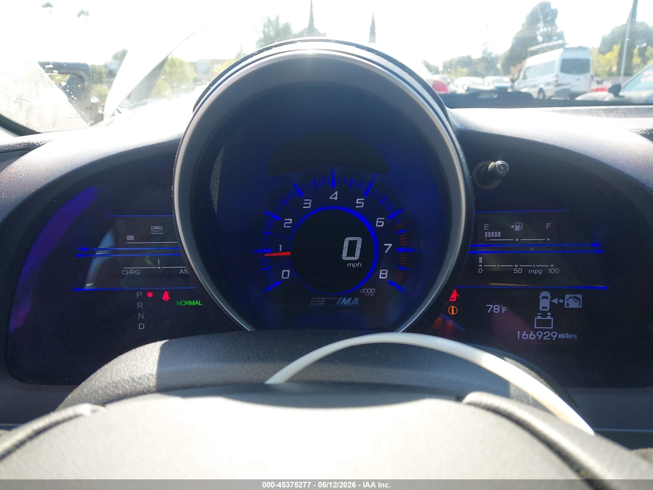 2012 Honda Cr-z Ex White vin: JHMZF1D63CS005176
