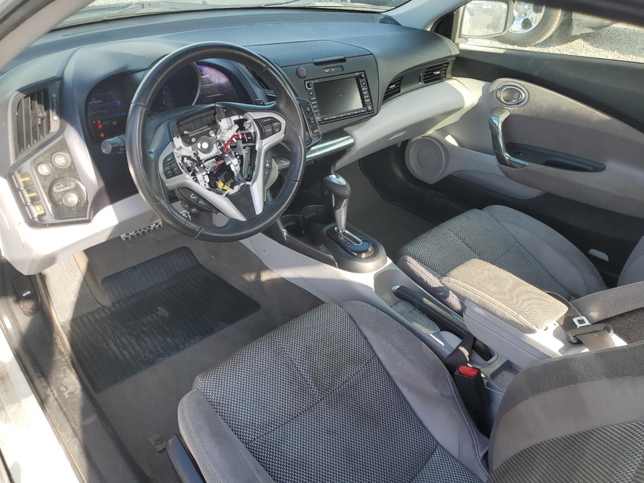 2012 Honda Cr-z Ex White vin: JHMZF1D63CS005291