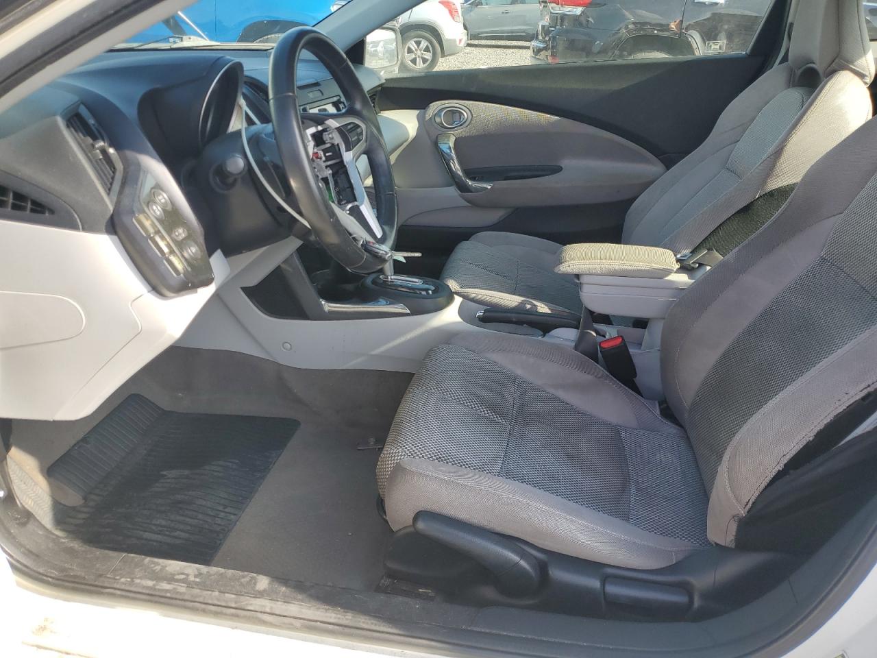 2012 Honda Cr-z Ex White vin: JHMZF1D63CS005291