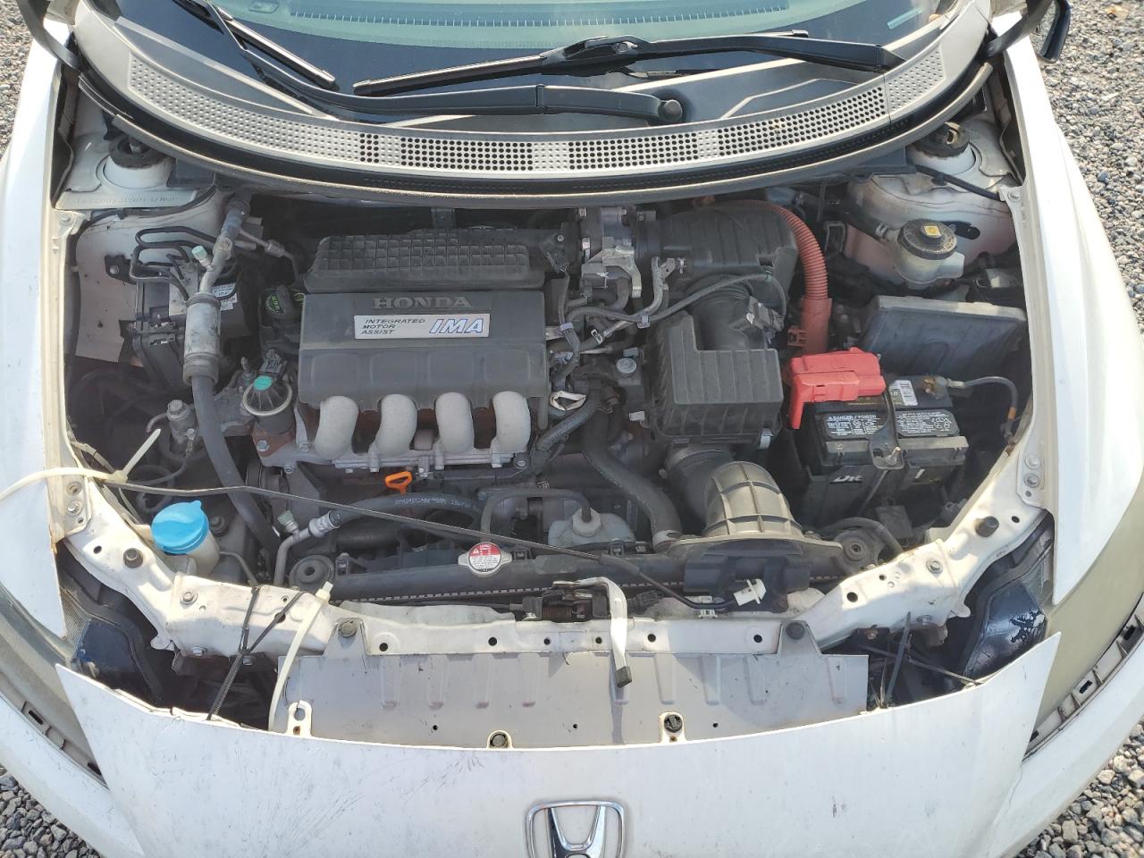 2012 Honda Cr-z Ex White vin: JHMZF1D63CS005291