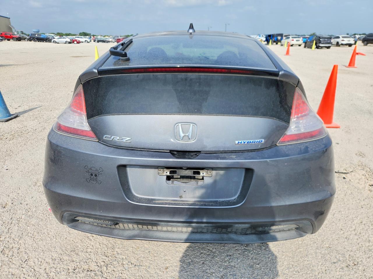 2015 Honda Cr-z Ex Gray vin: JHMZF1D63FS003240