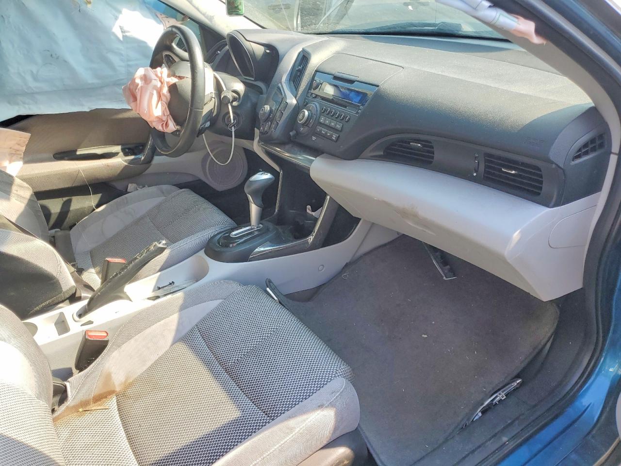 2011 Honda Cr-z Ex Blue vin: JHMZF1D64BS004102