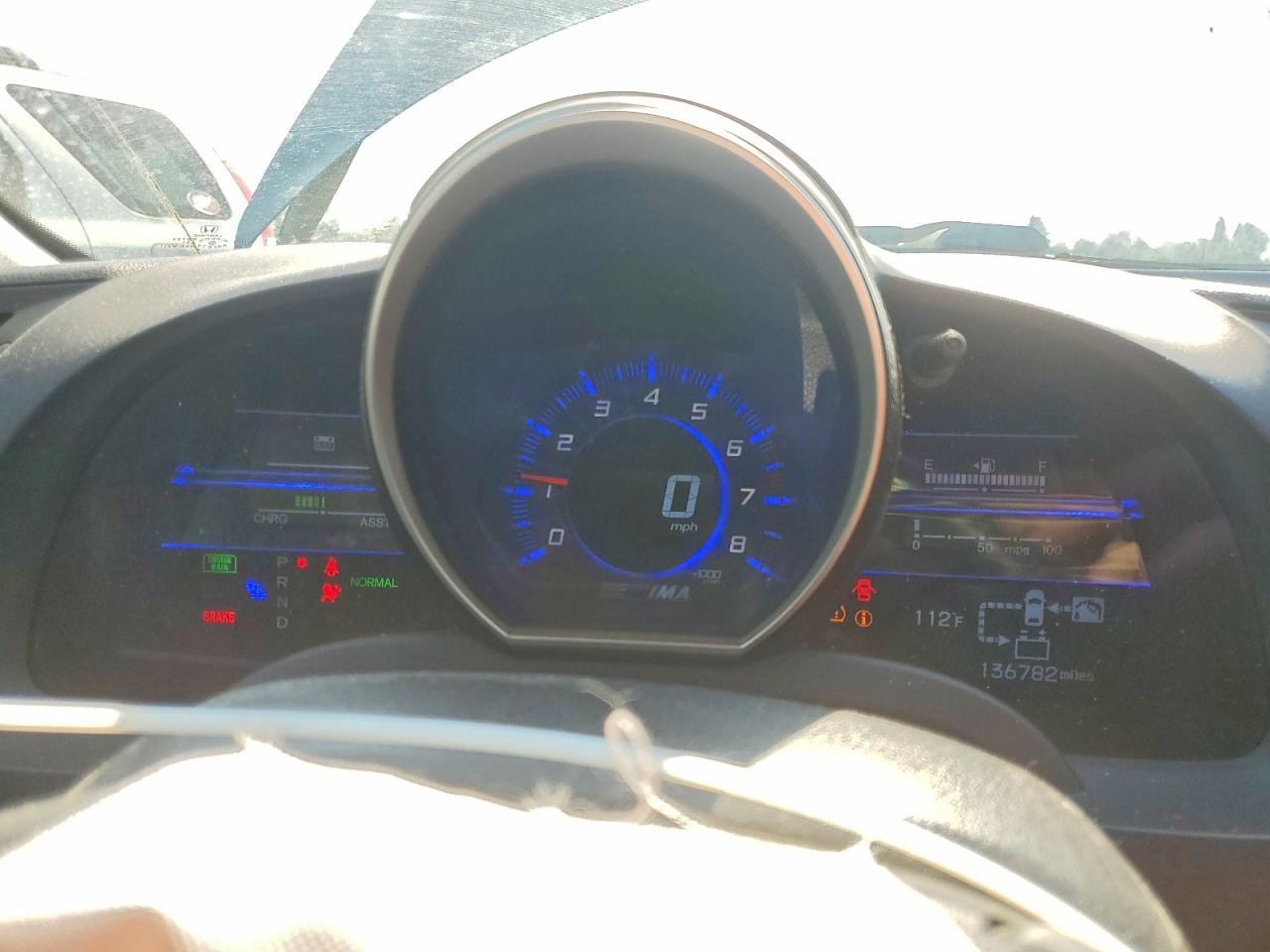 2011 Honda Cr-z Ex Blue vin: JHMZF1D64BS004102