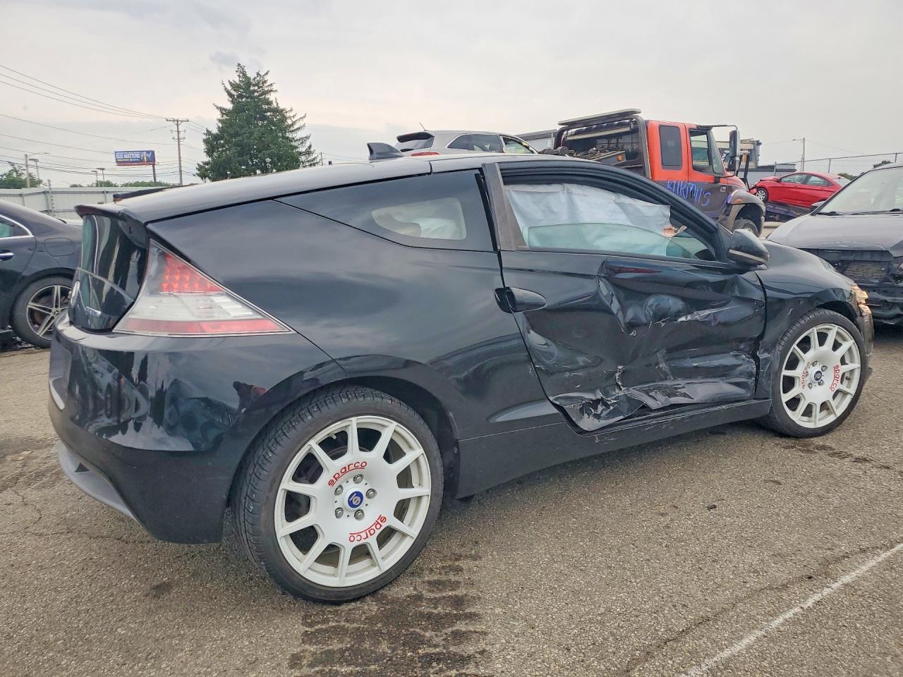 2011 Honda Cr-z Ex Черный vin: JHMZF1D64BS012085