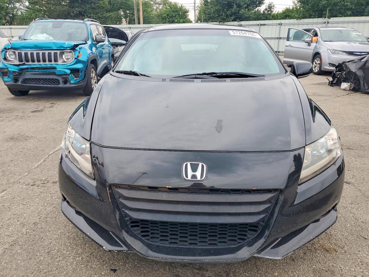 2011 Honda Cr-z Ex Черный vin: JHMZF1D64BS012085
