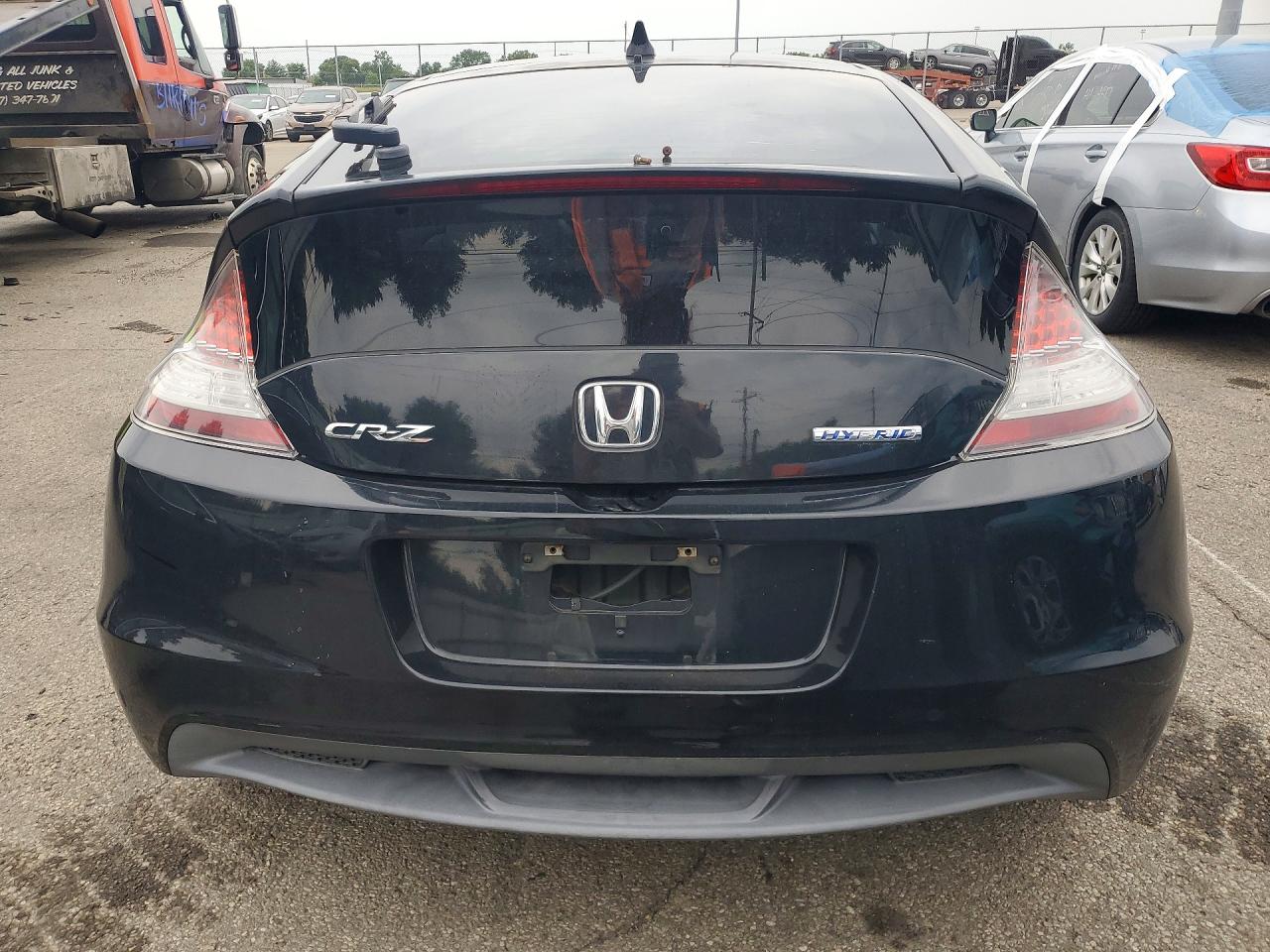 2011 Honda Cr-z Ex Черный vin: JHMZF1D64BS012085