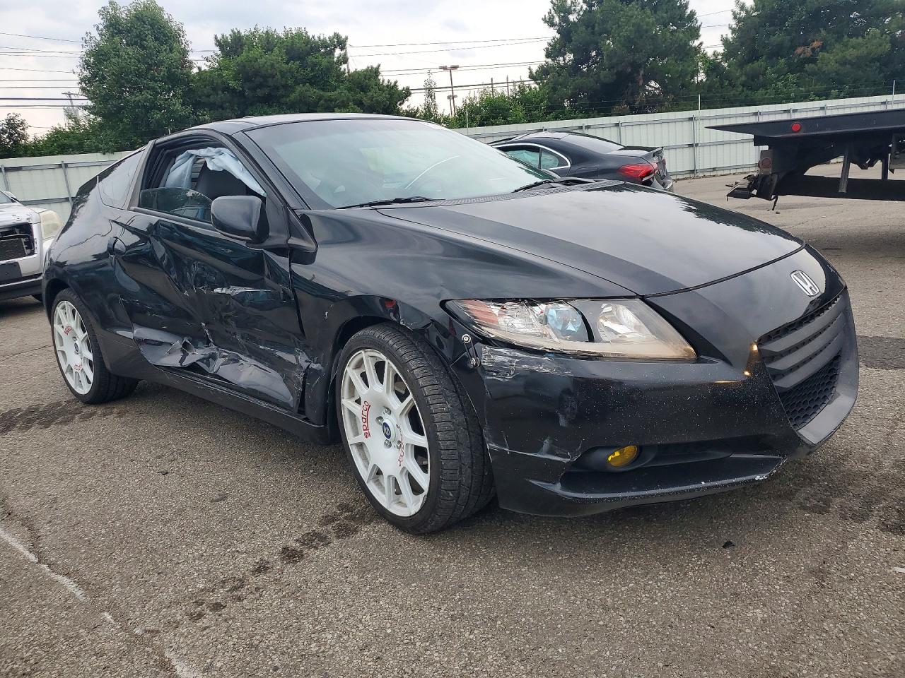 2011 Honda Cr-z Ex Черный vin: JHMZF1D64BS012085
