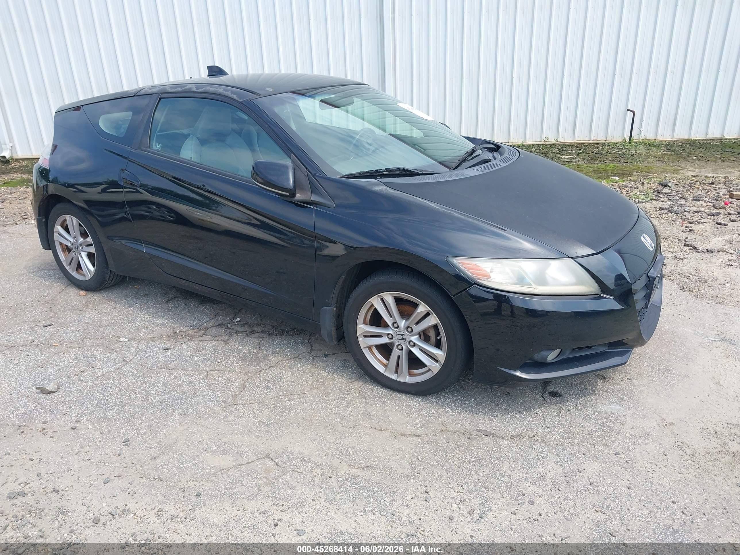 2011 Honda Cr-z Ex Black vin: JHMZF1D64BS014273