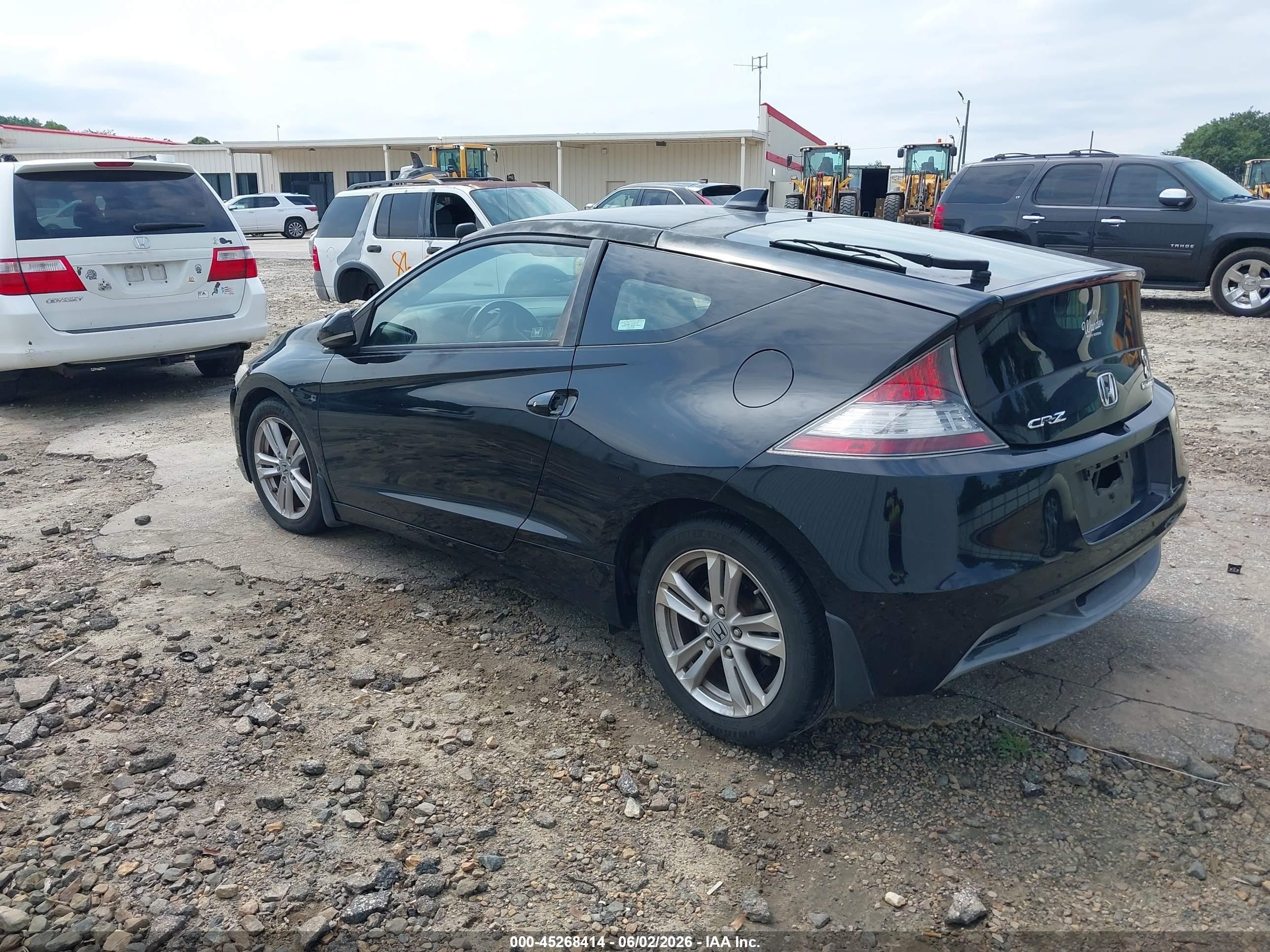 2011 Honda Cr-z Ex Black vin: JHMZF1D64BS014273