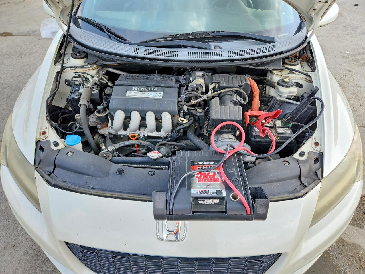 2013 Honda Cr-z Ex White vin: JHMZF1D64DS003101
