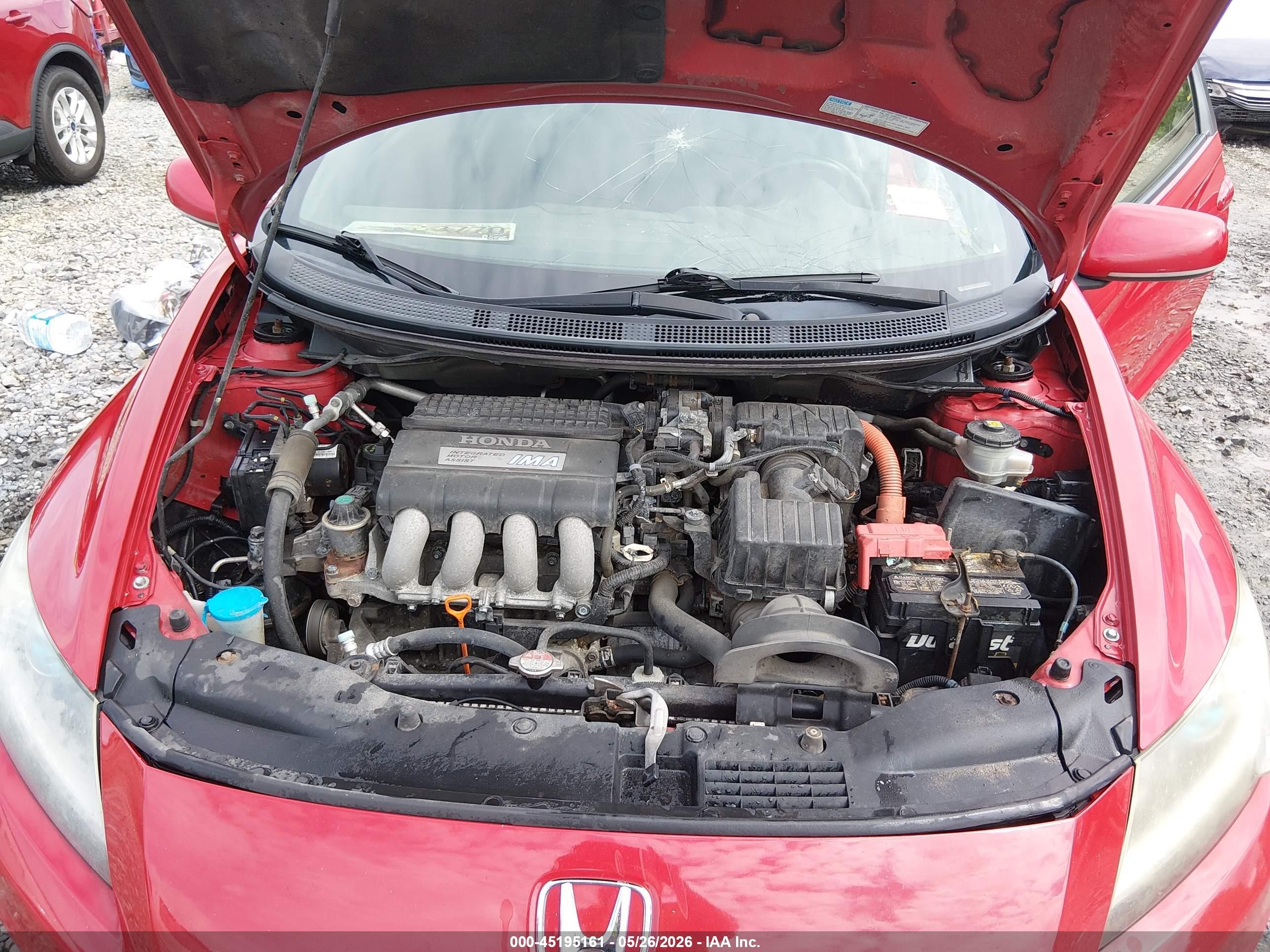 2014 Honda Cr-z Ex Red vin: JHMZF1D64ES003228