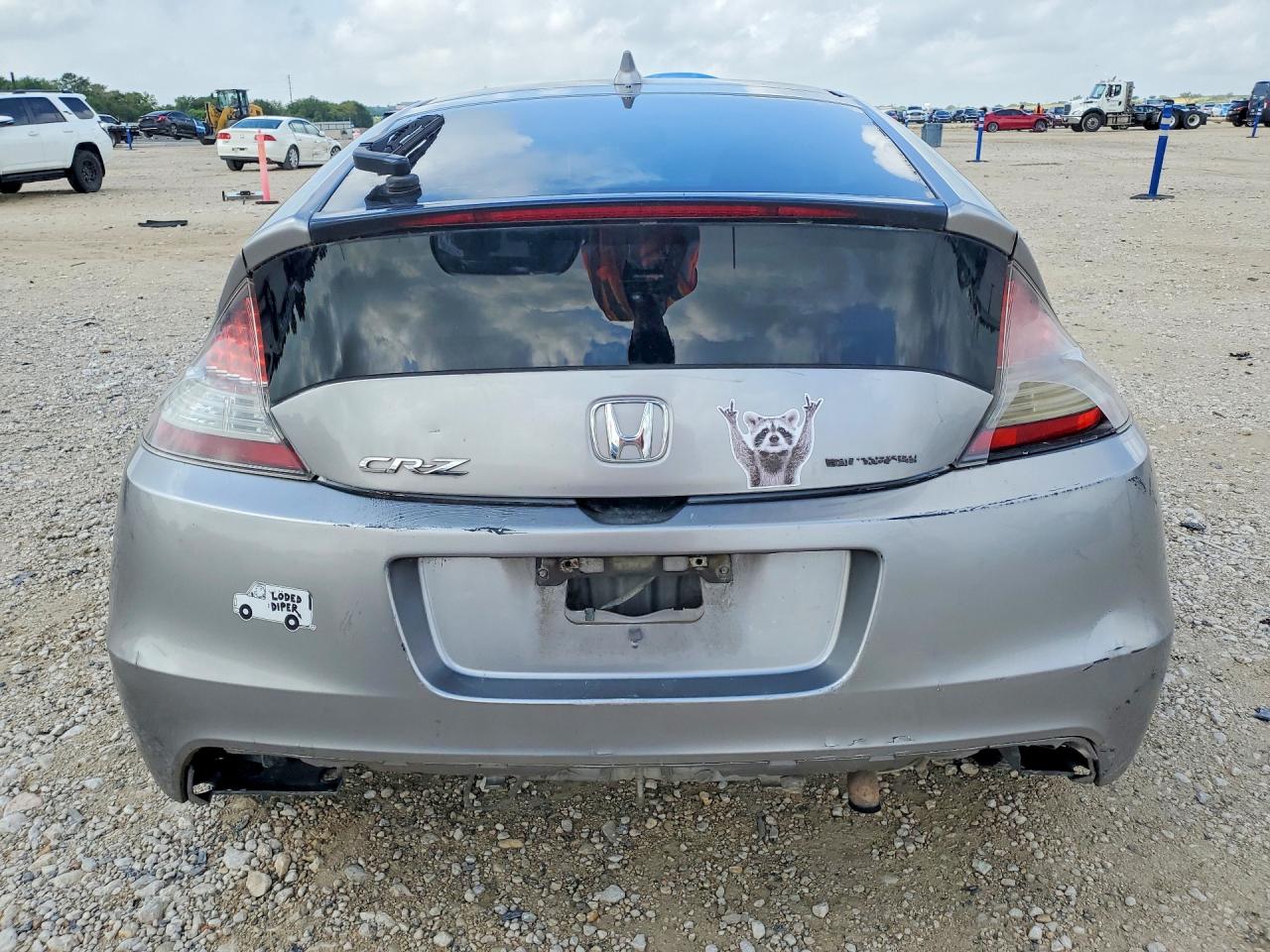 2011 Honda Cr-z Ex Silver vin: JHMZF1D65BS001712