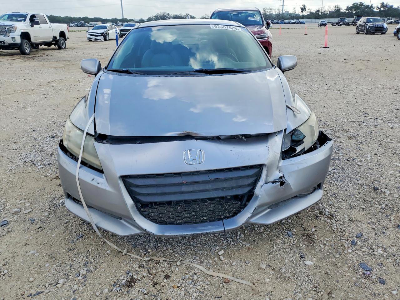 2011 Honda Cr-z Ex Silver vin: JHMZF1D65BS001712