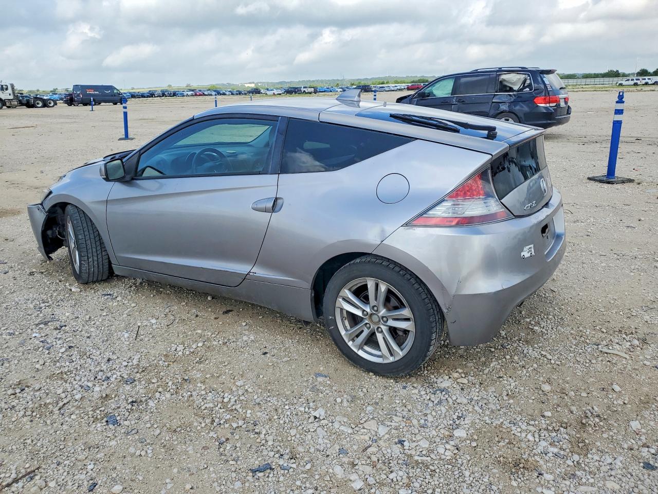 2011 Honda Cr-z Ex Silver vin: JHMZF1D65BS001712