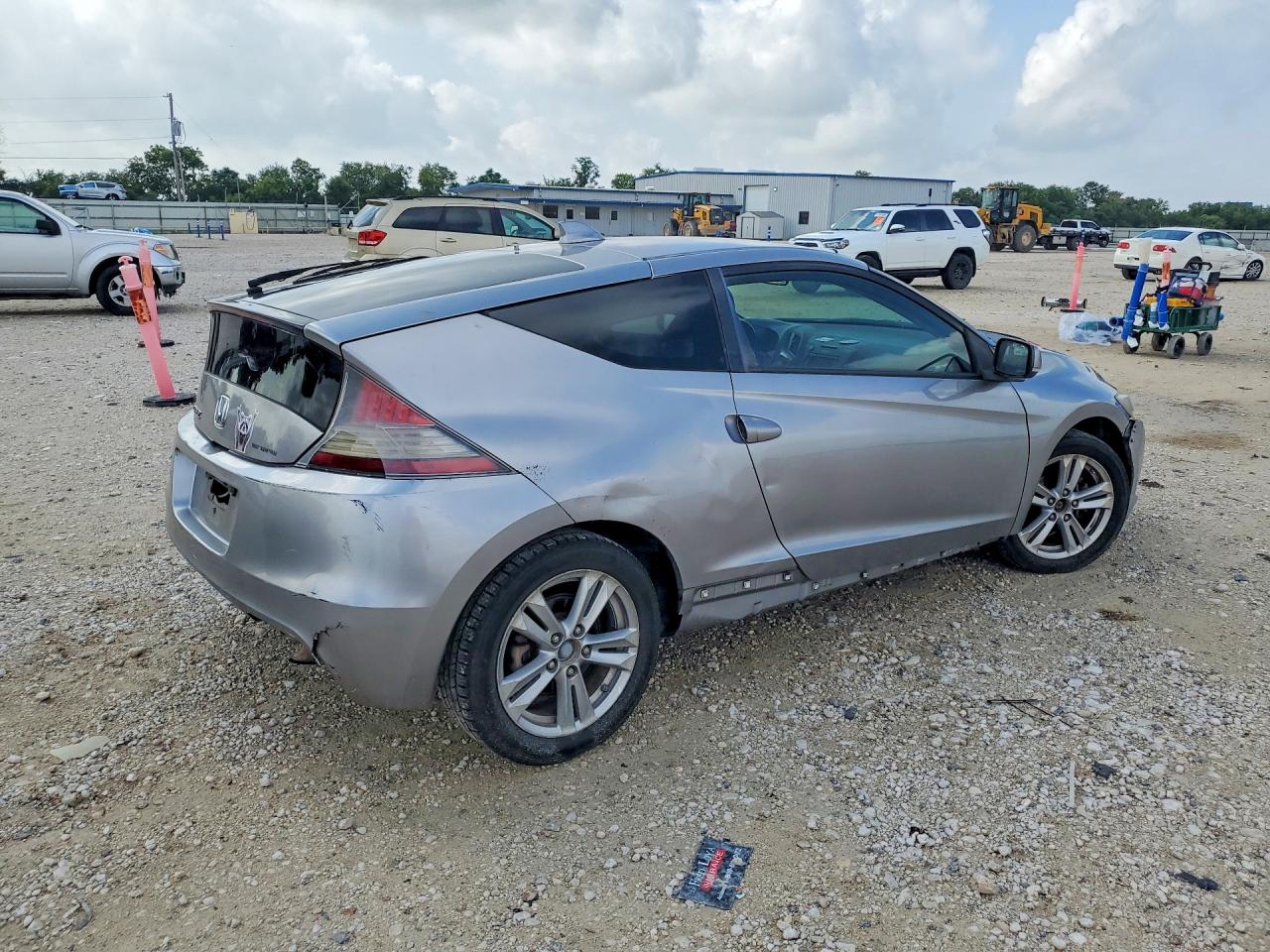 2011 Honda Cr-z Ex Silver vin: JHMZF1D65BS001712