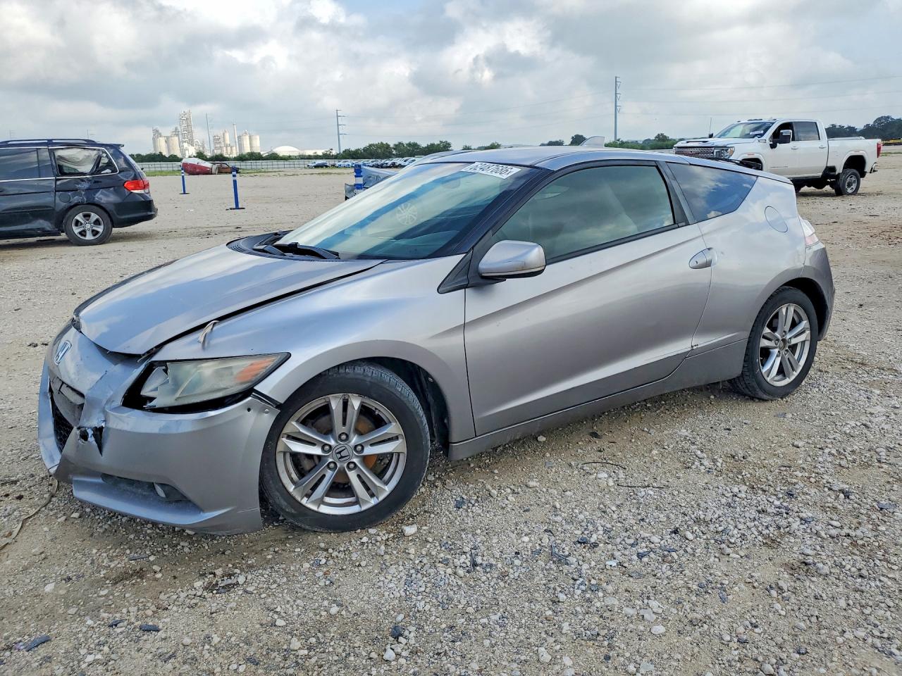 2011 Honda Cr-z Ex Серебряный vin: JHMZF1D65BS001712