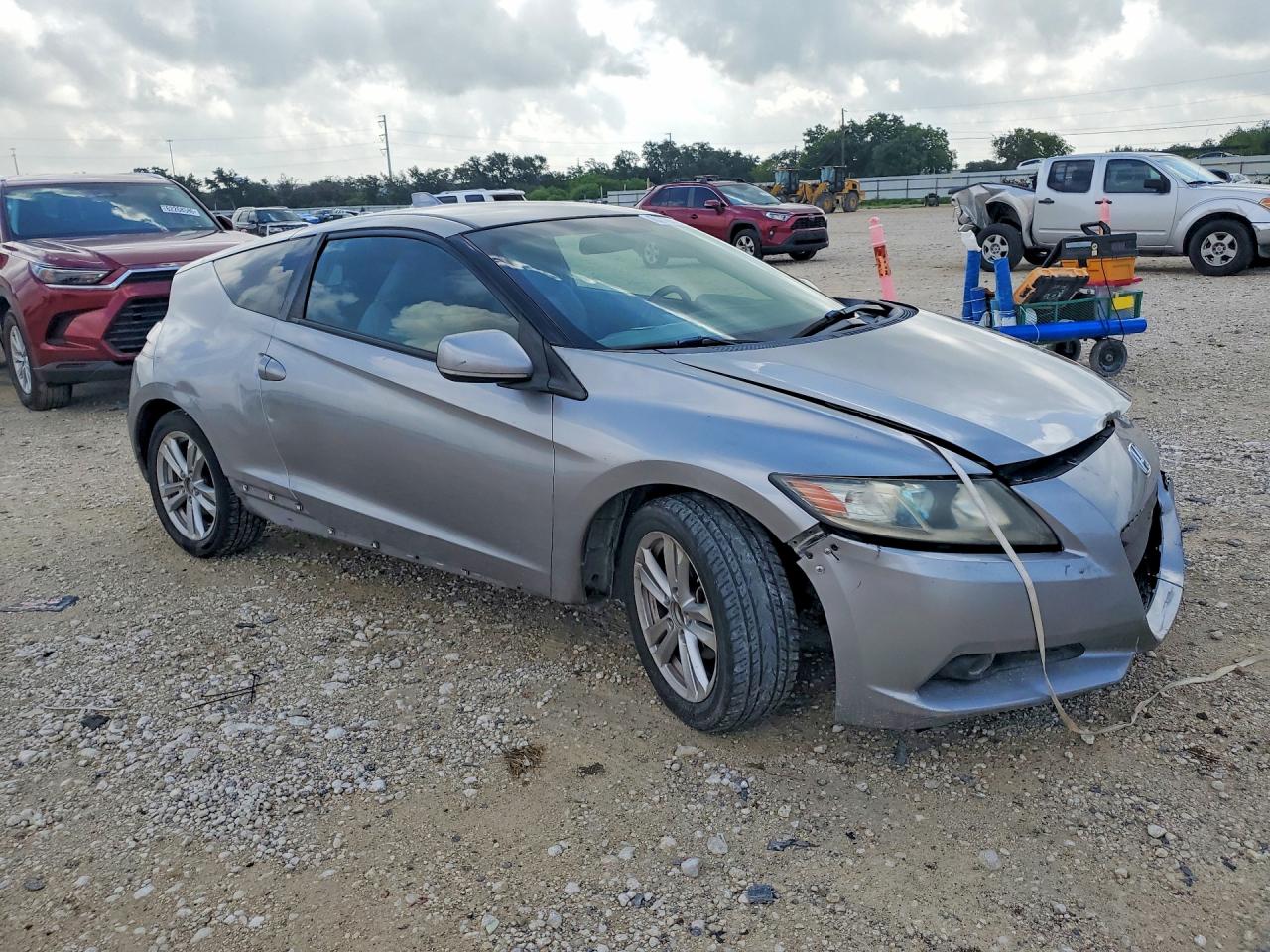 2011 Honda Cr-z Ex Silver vin: JHMZF1D65BS001712